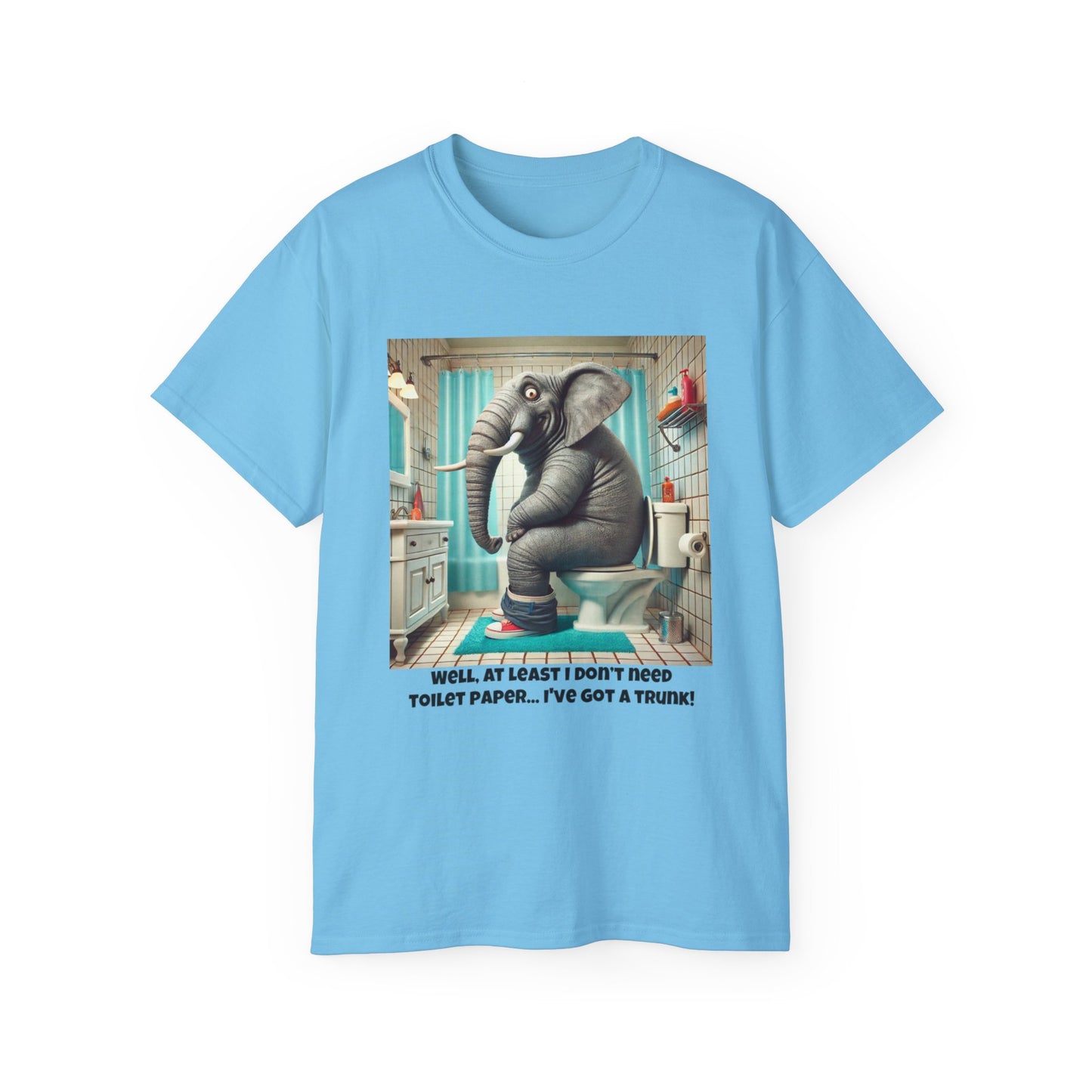 Funny Elephant T-Shirt for Men, Women, and Kids | Cute Animal Tee | Elephant Lover Gift Idea | Hilarious Animal Lover Tee for All Ages
