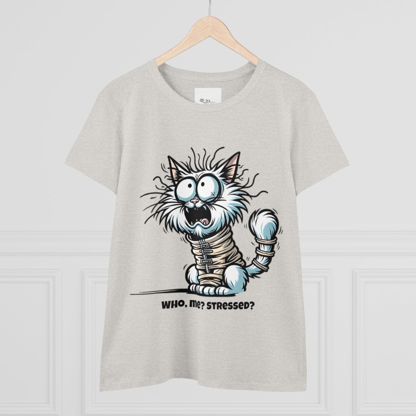 Funny Stress Relief T-Shirt for Women | Anti-Stress Cotton Tee | Relax & Unwind Women's Tee | Humorous Stress Relief Tee