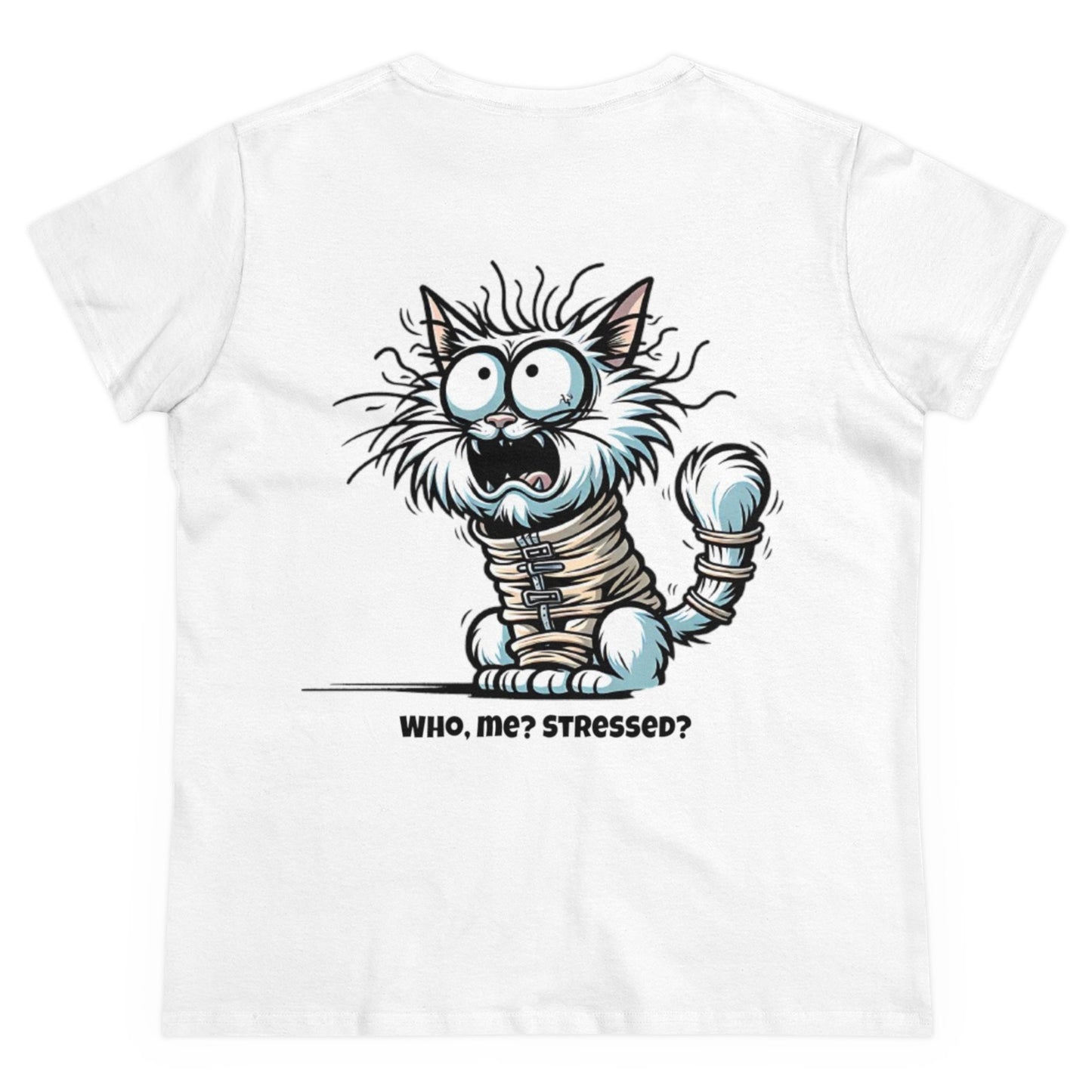 Funny Stress Relief T-Shirt for Women | Anti-Stress Cotton Tee | Relax & Unwind Women's Tee | Humorous Stress Relief Tee