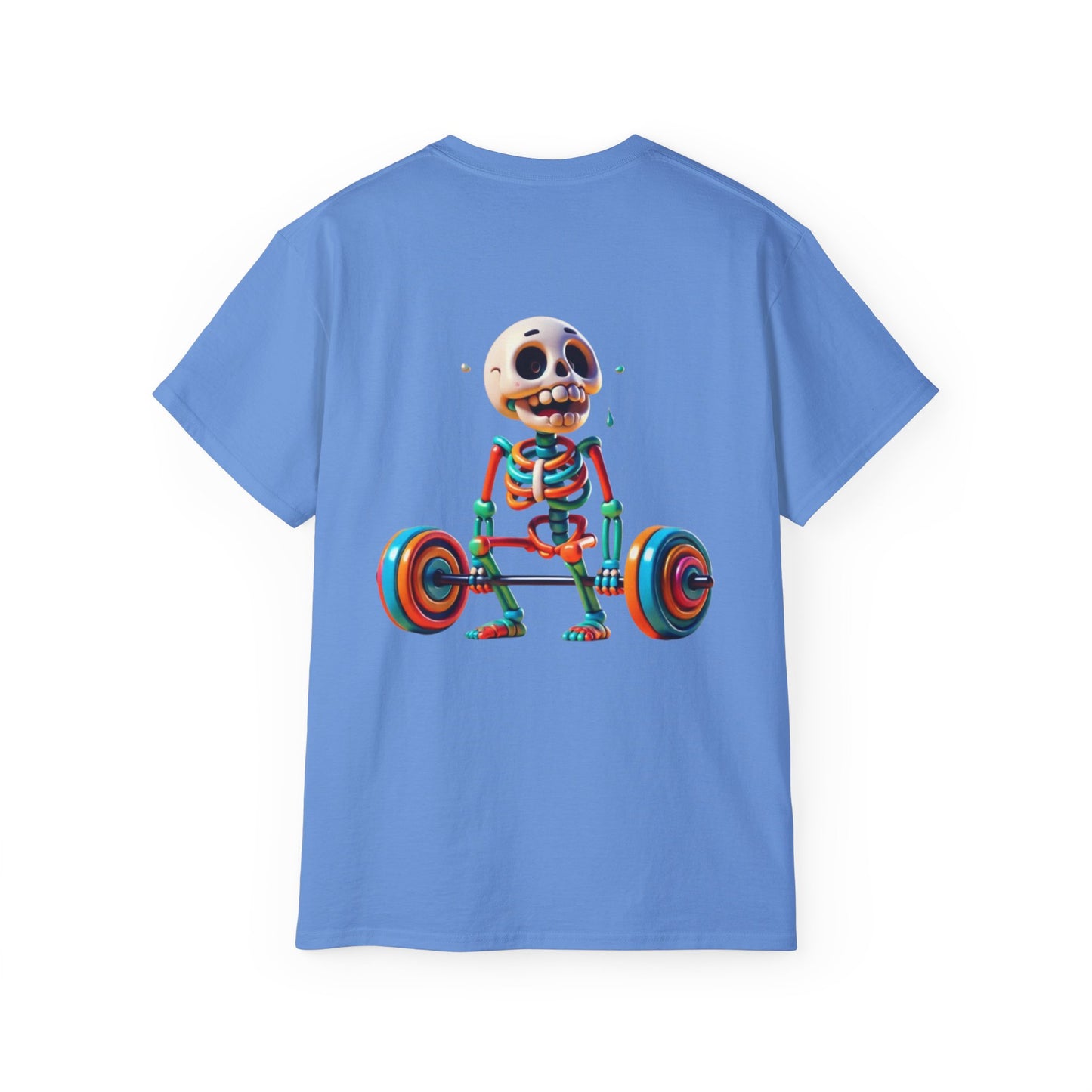 Funny Skeleton Workout Tee | Humor Gift for Gym Lovers, Fitness Apparel, Gym Shirt, Halloween Costume, Skeleton T-Shirt