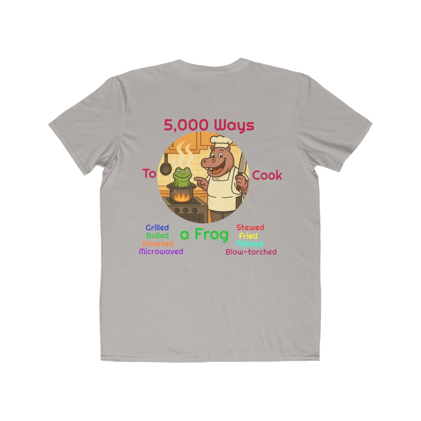 Funny Chef Tee – Humorous Hippo Chef T-Shirt | Gift for Cooks | Unique Culinary Gift for Food Lovers