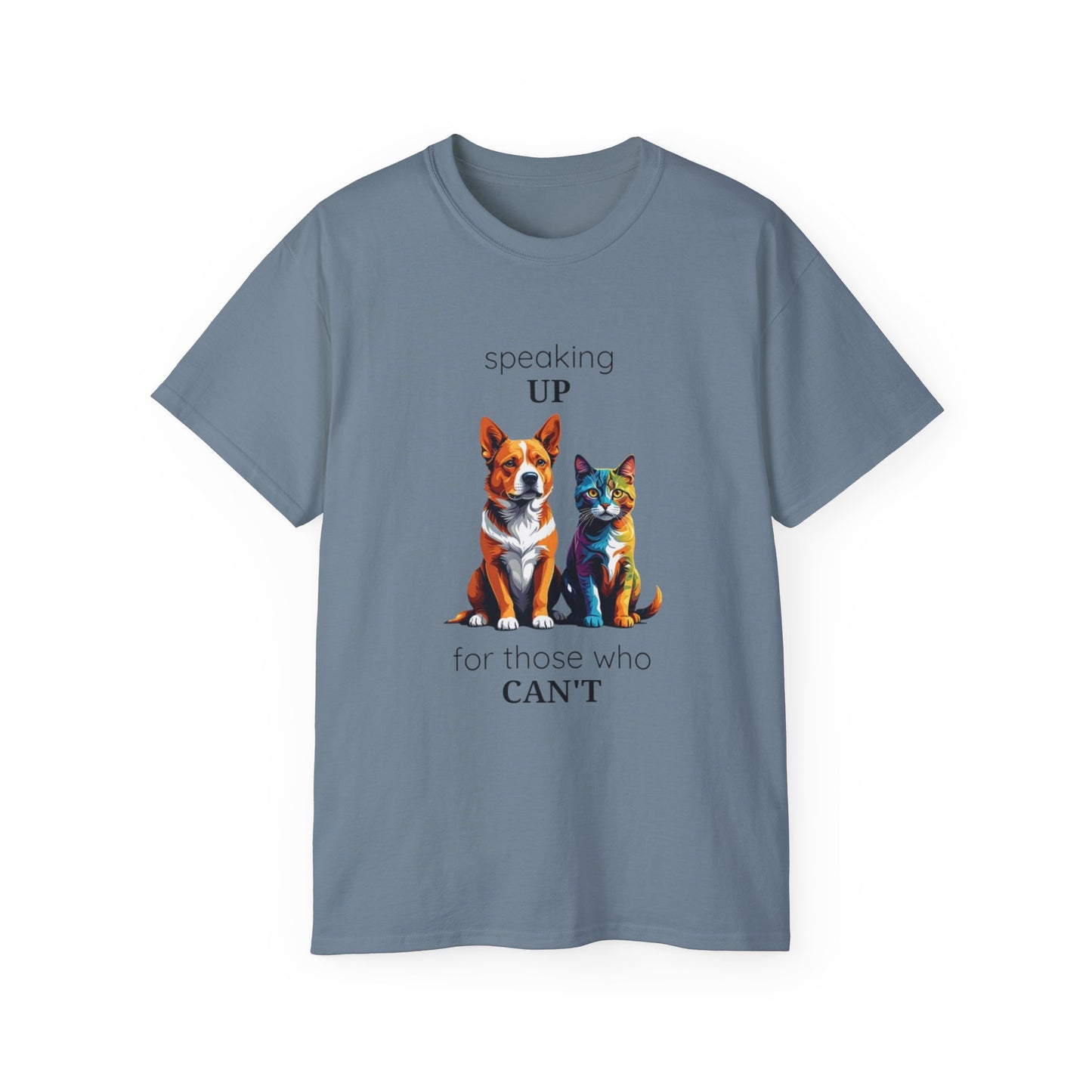 Animal Rescue Tee | Speak Up for Animal Rights | Save & Protect Animals Tee |