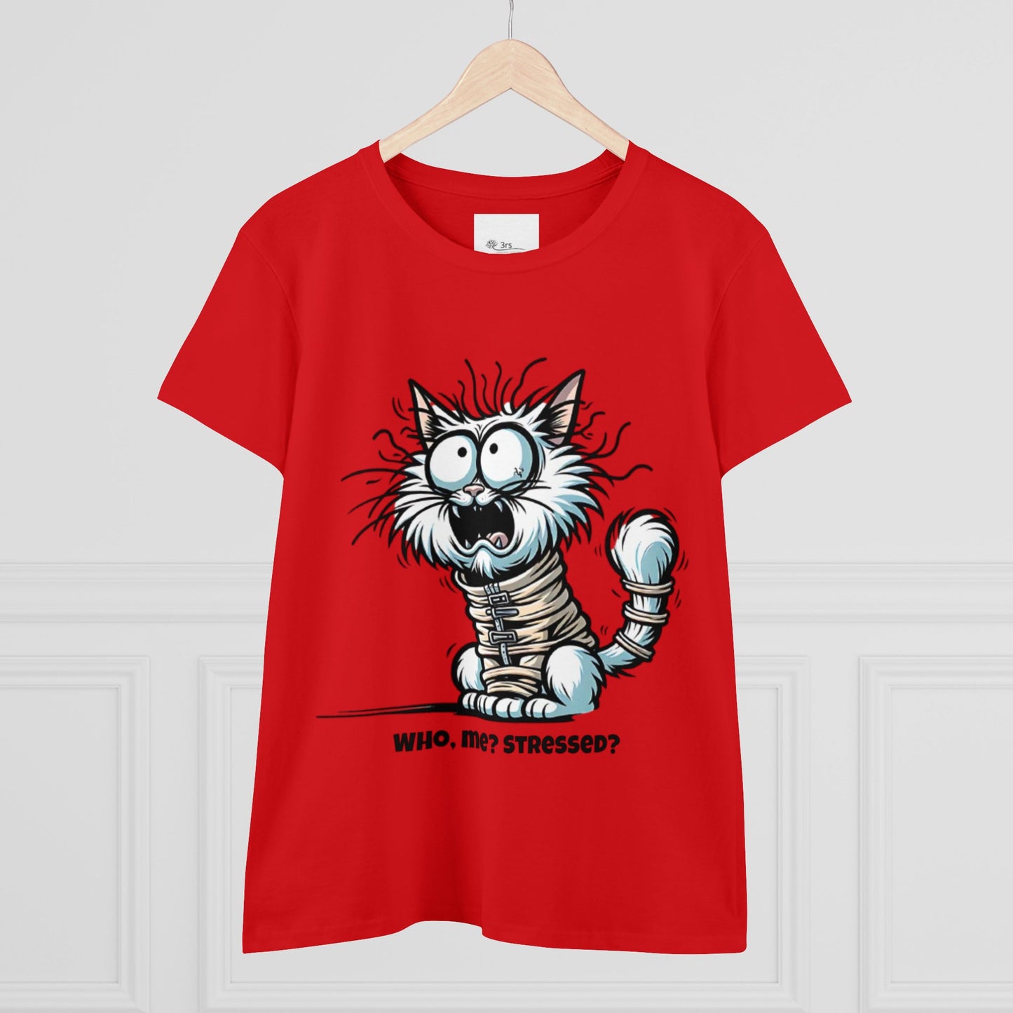 Funny Stress Relief T-Shirt for Women | Anti-Stress Cotton Tee | Relax & Unwind Women's Tee | Humorous Stress Relief Tee