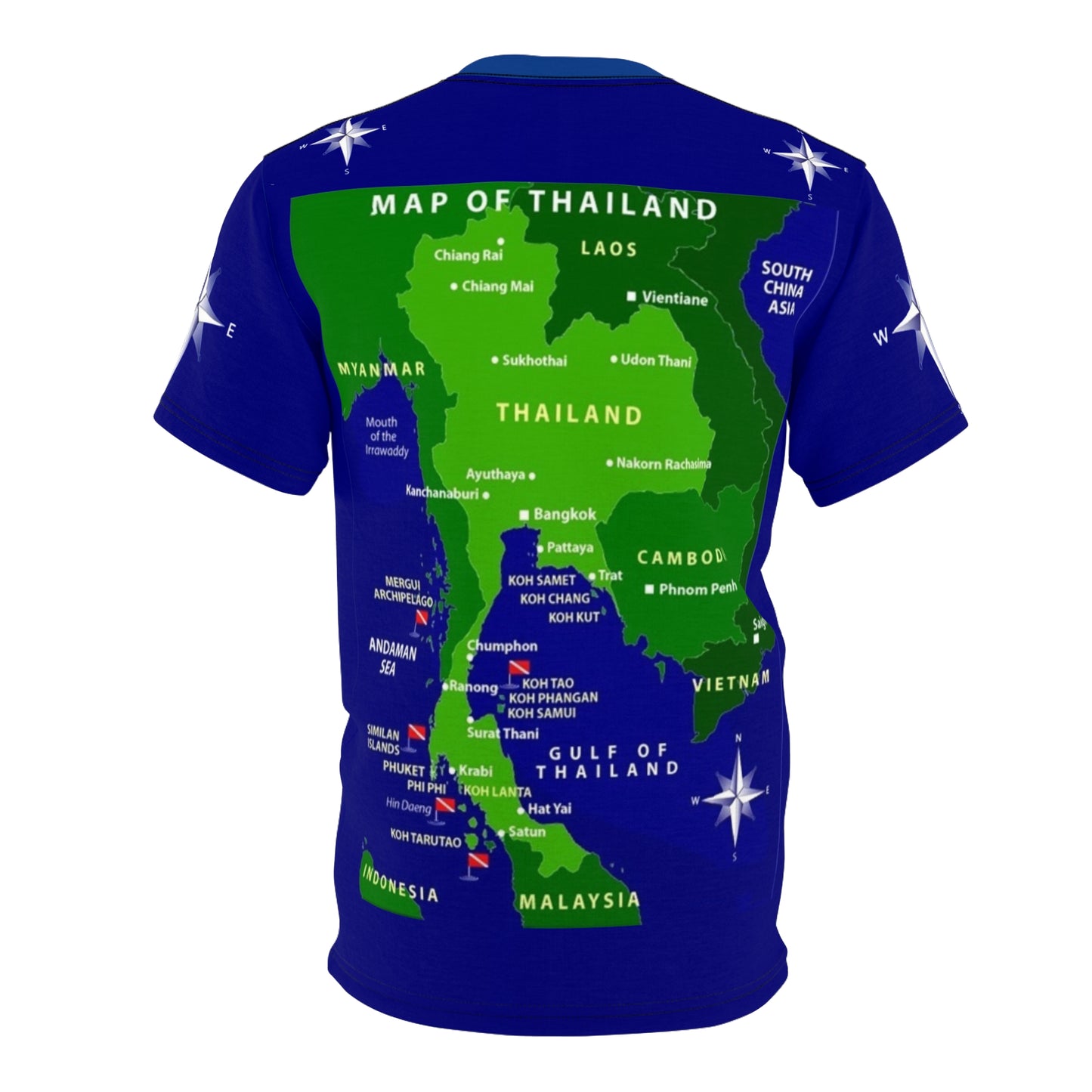 Thailand Map T-shirt | Holiday Gift | Adventure Wear | Souvenir Shirt | Geography Lover's Apparel