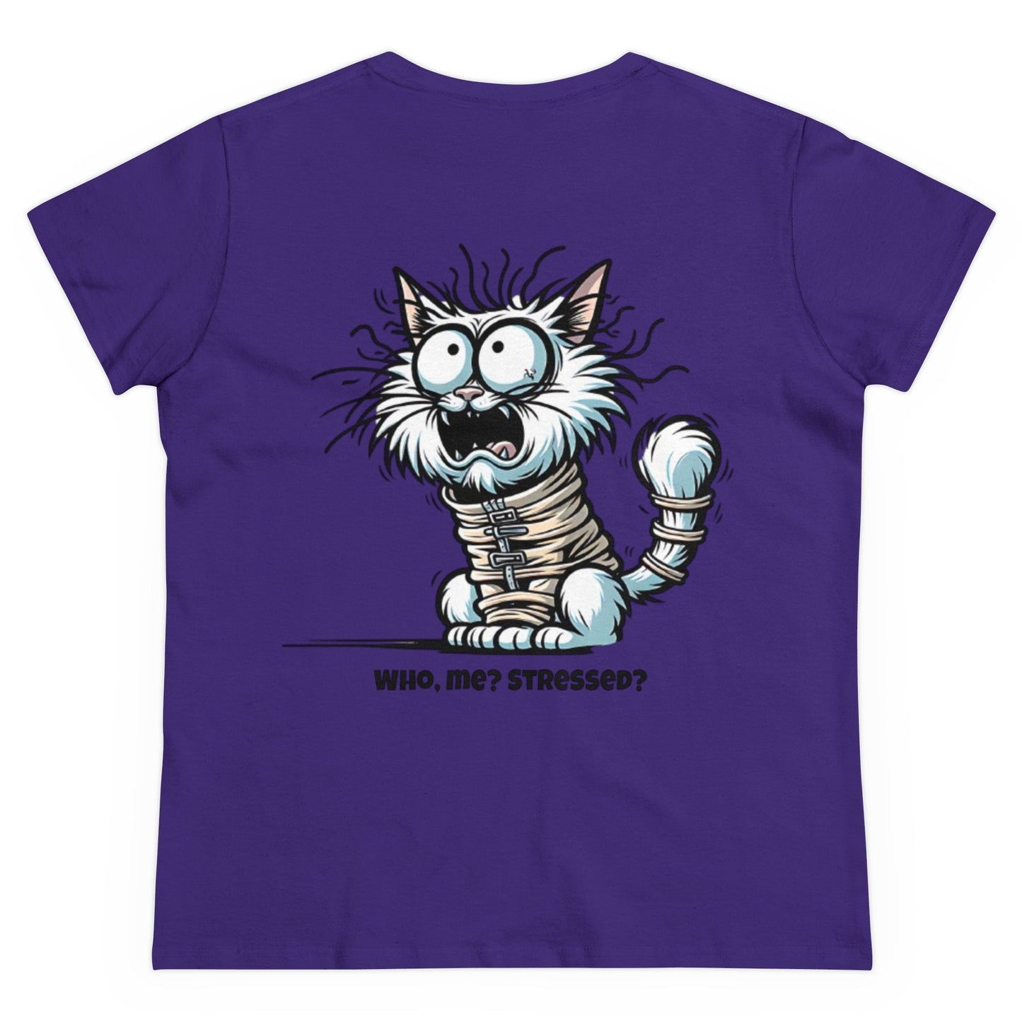 Funny Stress Relief T-Shirt for Women | Anti-Stress Cotton Tee | Relax & Unwind Women's Tee | Humorous Stress Relief Tee