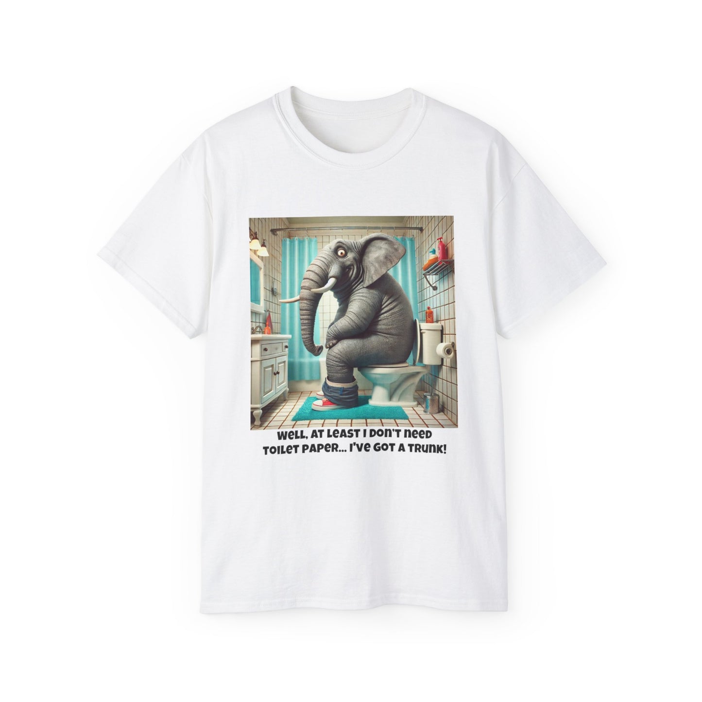 Funny Elephant T-Shirt for Men, Women, and Kids | Cute Animal Tee | Elephant Lover Gift Idea | Hilarious Animal Lover Tee for All Ages