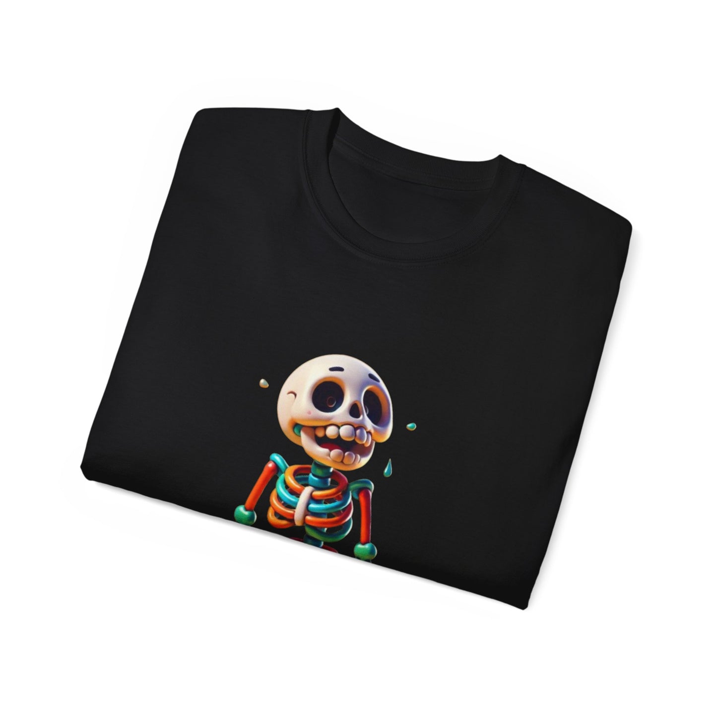 Funny Skeleton Workout Tee | Humor Gift for Gym Lovers, Fitness Apparel, Gym Shirt, Halloween Costume, Skeleton T-Shirt