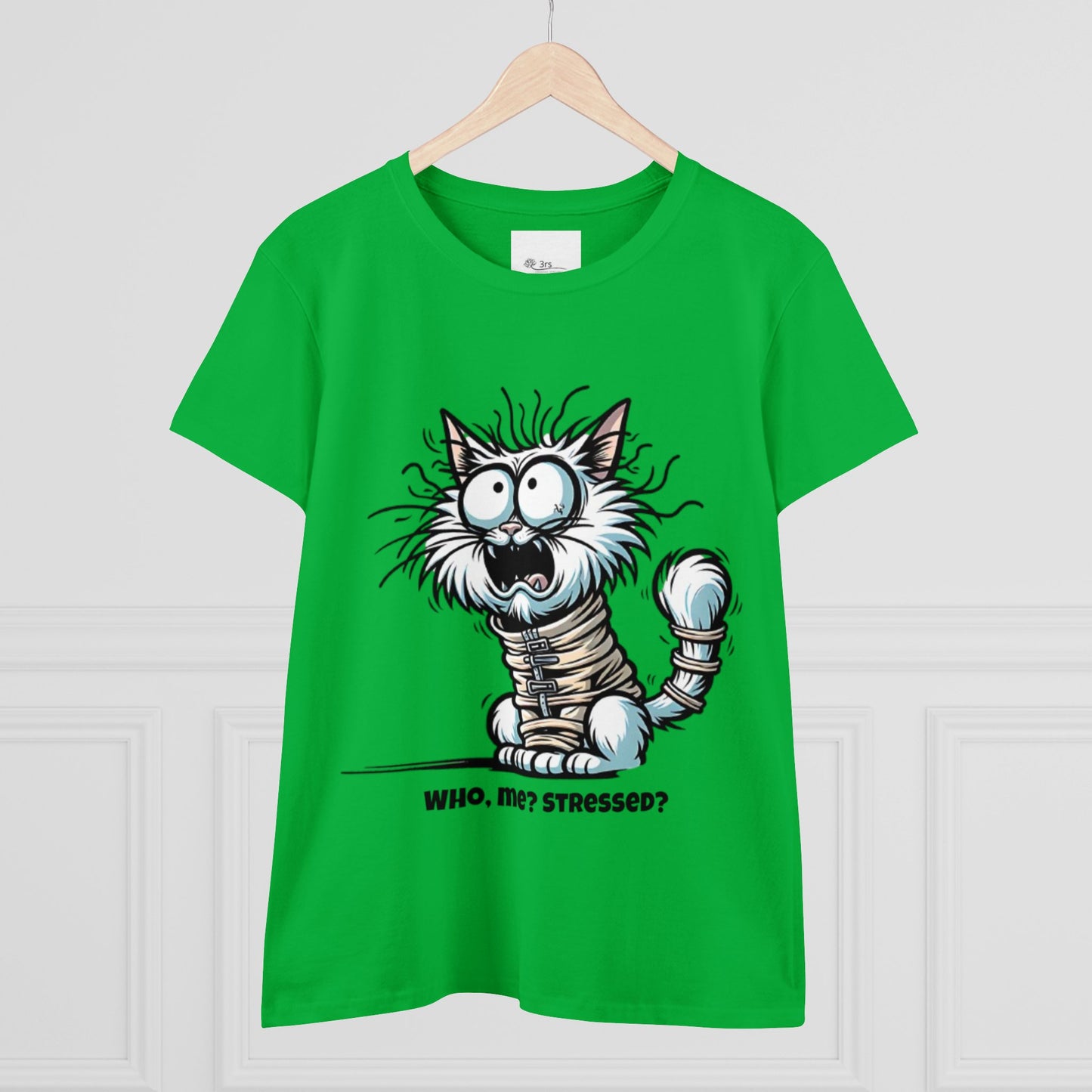 Funny Stress Relief T-Shirt for Women | Anti-Stress Cotton Tee | Relax & Unwind Women's Tee | Humorous Stress Relief Tee