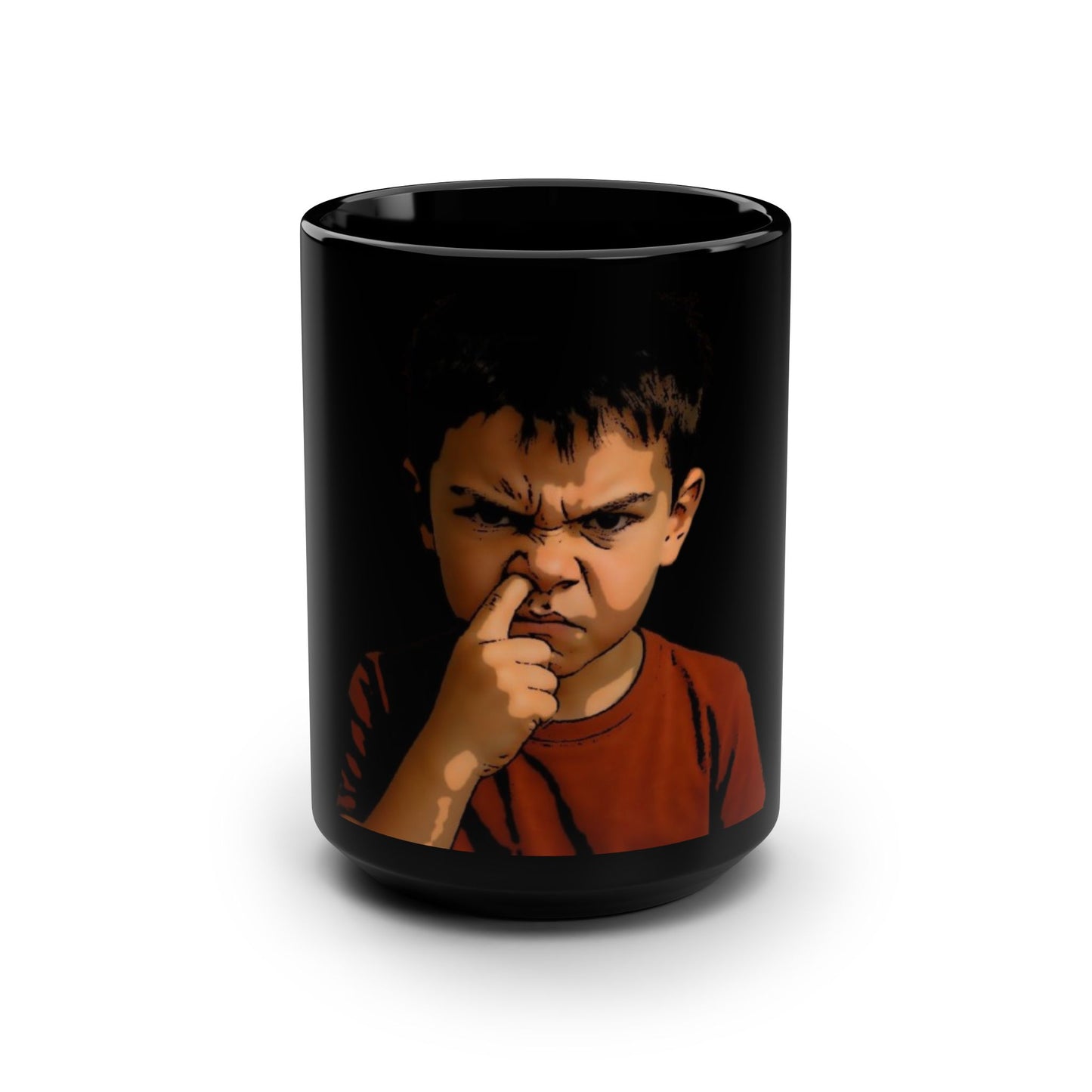 Nose Picker Mug | Funny Black Mug | Humorous Cup | Funny Gift, Perfect Gift for Kids | Unique Tea