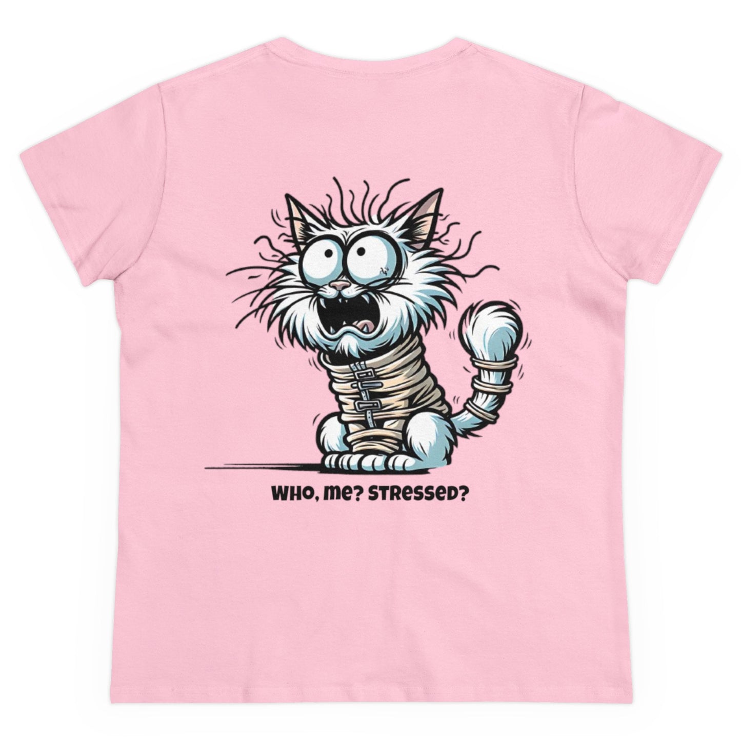 Funny Stress Relief T-Shirt for Women | Anti-Stress Cotton Tee | Relax & Unwind Women's Tee | Humorous Stress Relief Tee
