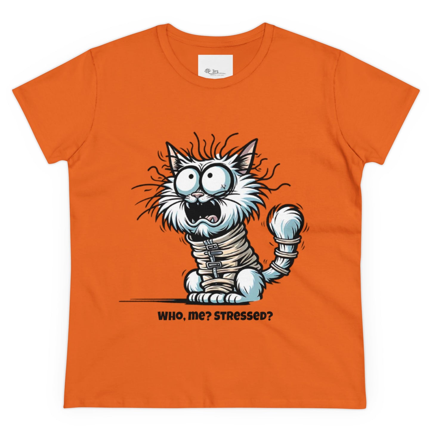 Funny Stress Relief T-Shirt for Women | Anti-Stress Cotton Tee | Relax & Unwind Women's Tee | Humorous Stress Relief Tee