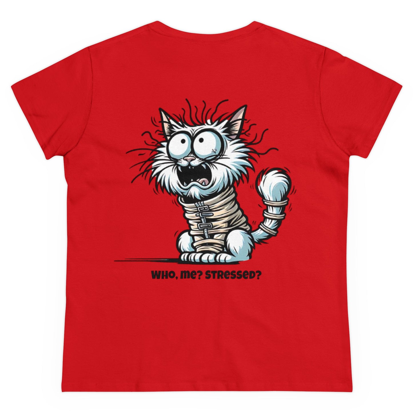 Funny Stress Relief T-Shirt for Women | Anti-Stress Cotton Tee | Relax & Unwind Women's Tee | Humorous Stress Relief Tee