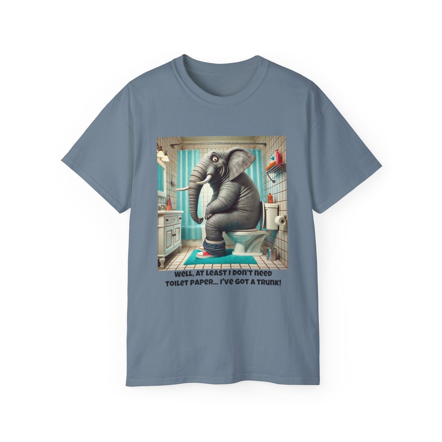 Funny Elephant T-Shirt for Men, Women, and Kids | Cute Animal Tee | Elephant Lover Gift Idea | Hilarious Animal Lover Tee for All Ages