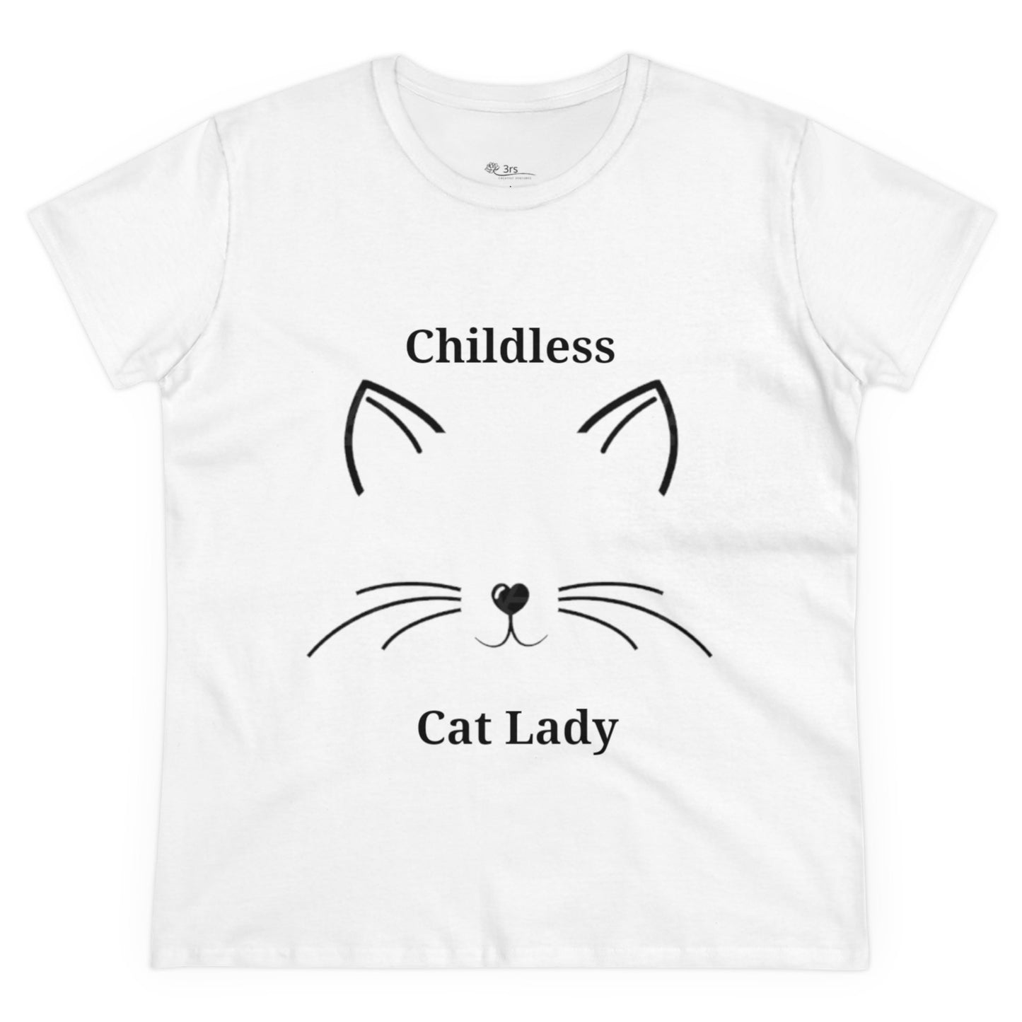 Childless Cat Lady Political T-shirt | Kamala Harris Supporter Tee for Women | Feminist & Cat Lover Shirt
