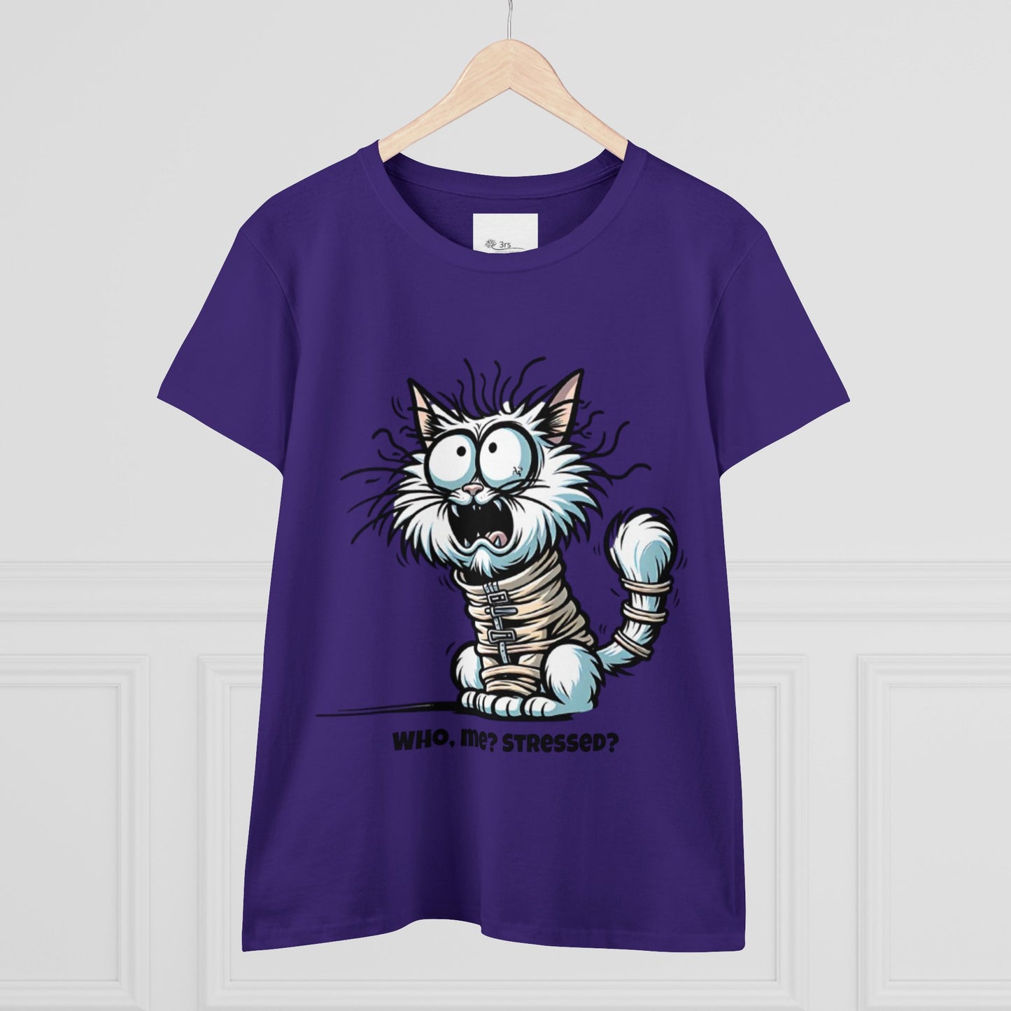 Funny Stress Relief T-Shirt for Women | Anti-Stress Cotton Tee | Relax & Unwind Women's Tee | Humorous Stress Relief Tee