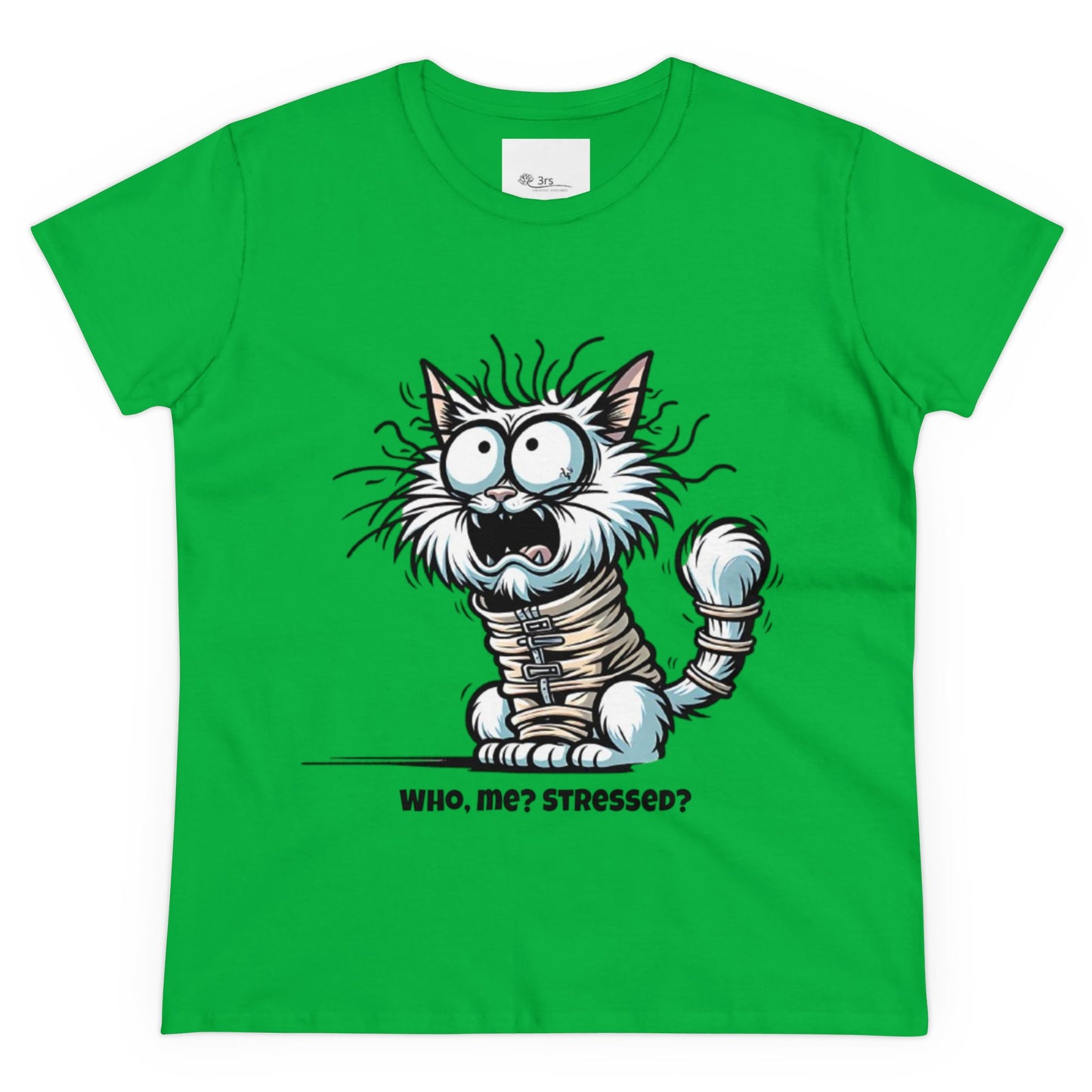 Funny Stress Relief T-Shirt for Women | Anti-Stress Cotton Tee | Relax & Unwind Women's Tee | Humorous Stress Relief Tee
