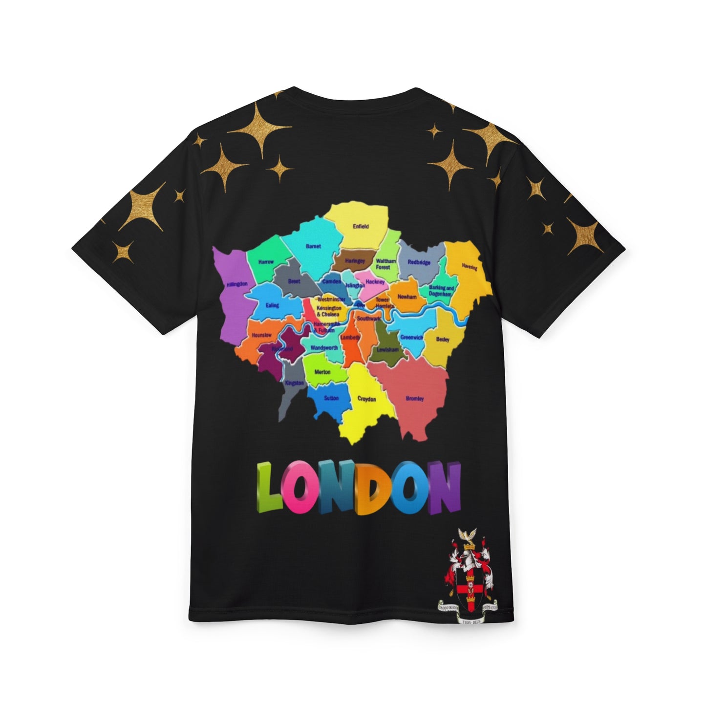 London Map T-shirt | Holiday Gift | Adventure Wear | Souvenir Shirt | Geography Lover's Apparel