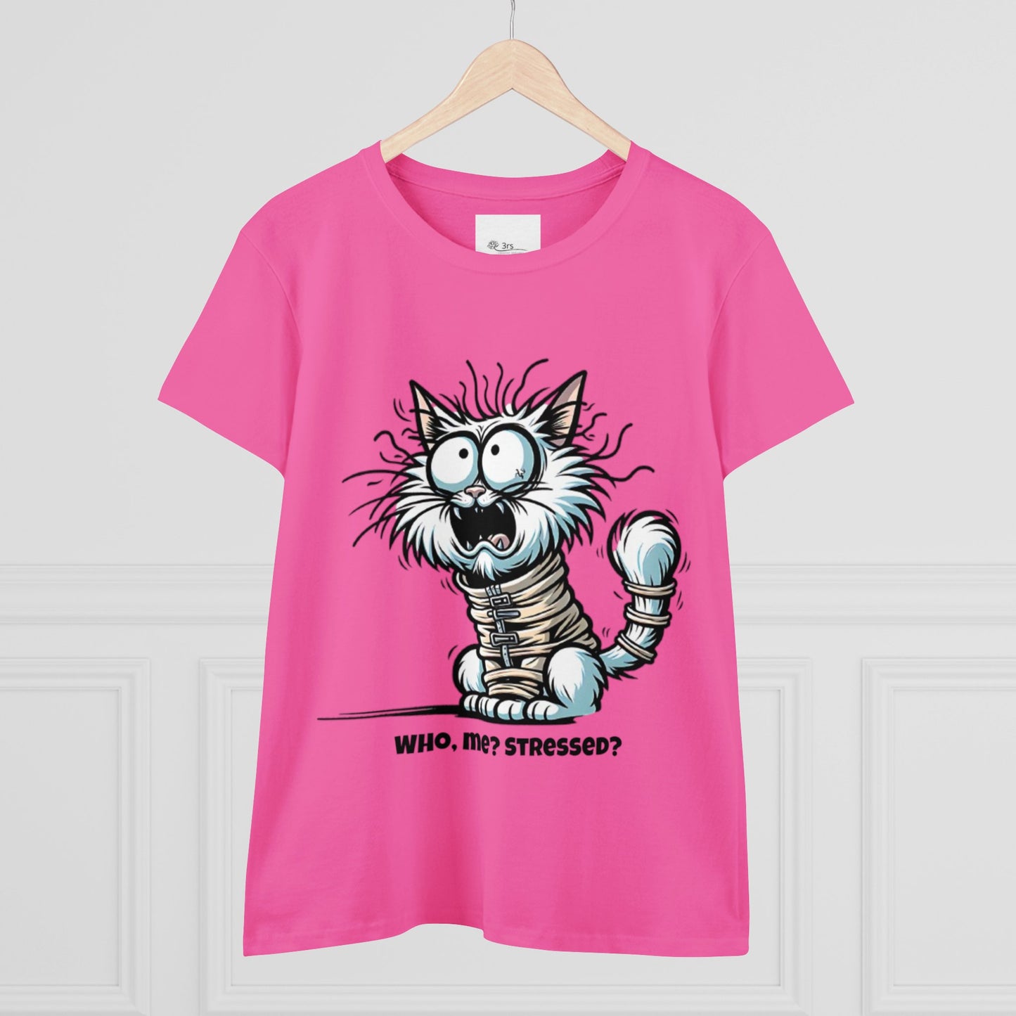 Funny Stress Relief T-Shirt for Women | Anti-Stress Cotton Tee | Relax & Unwind Women's Tee | Humorous Stress Relief Tee