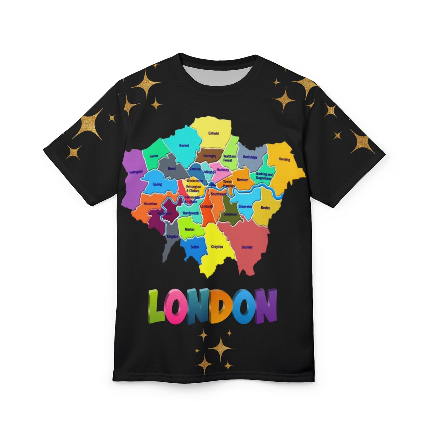 London Map T-shirt | Holiday Gift | Adventure Wear | Souvenir Shirt | Geography Lover's Apparel