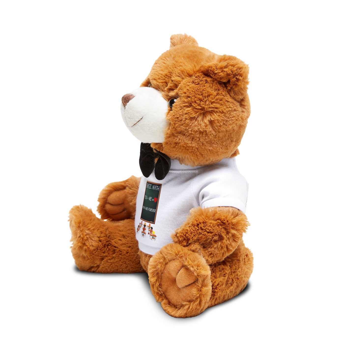 Personalized Valentine’s Day Teddy Bear with Custom T-Shirt | Cute Gift for Him, Her, or Couples | Soft Plush Romantic Keepsake