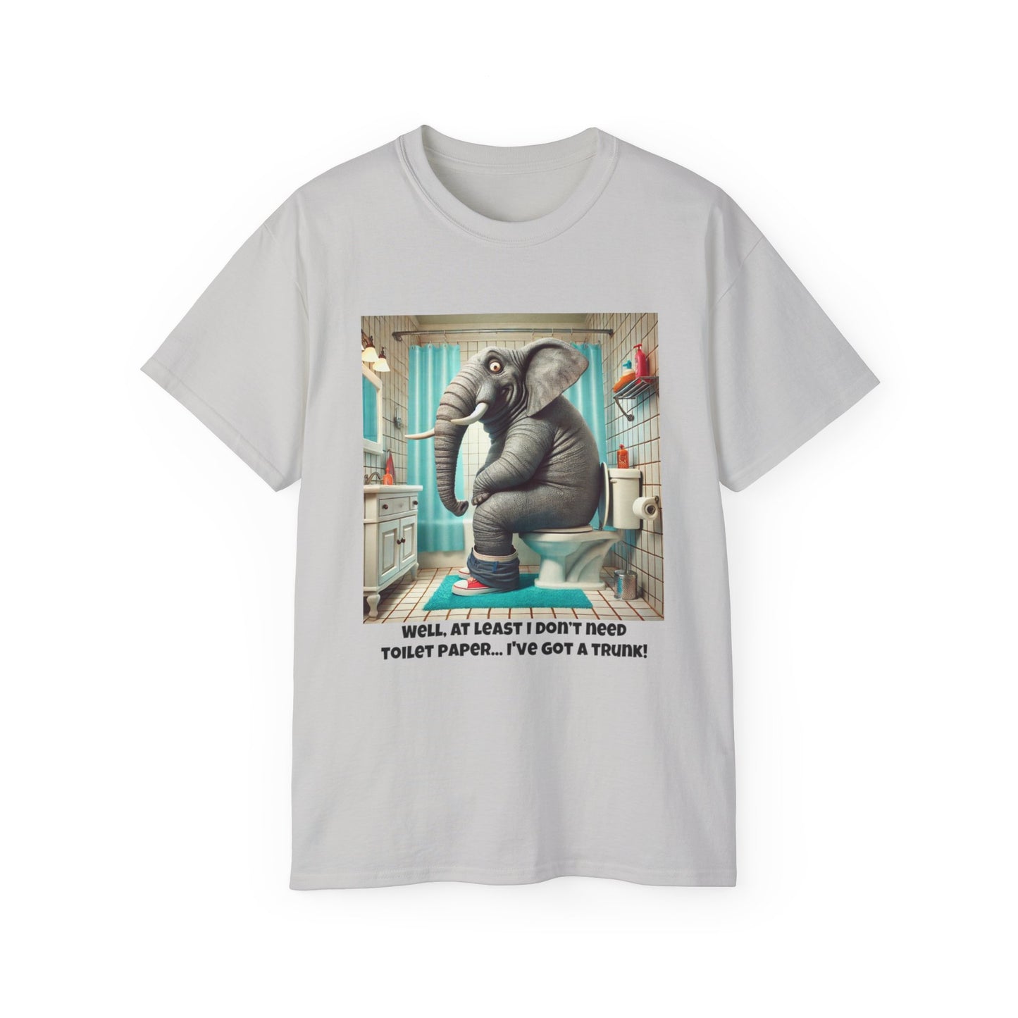 Funny Elephant T-Shirt for Men, Women, and Kids | Cute Animal Tee | Elephant Lover Gift Idea | Hilarious Animal Lover Tee for All Ages