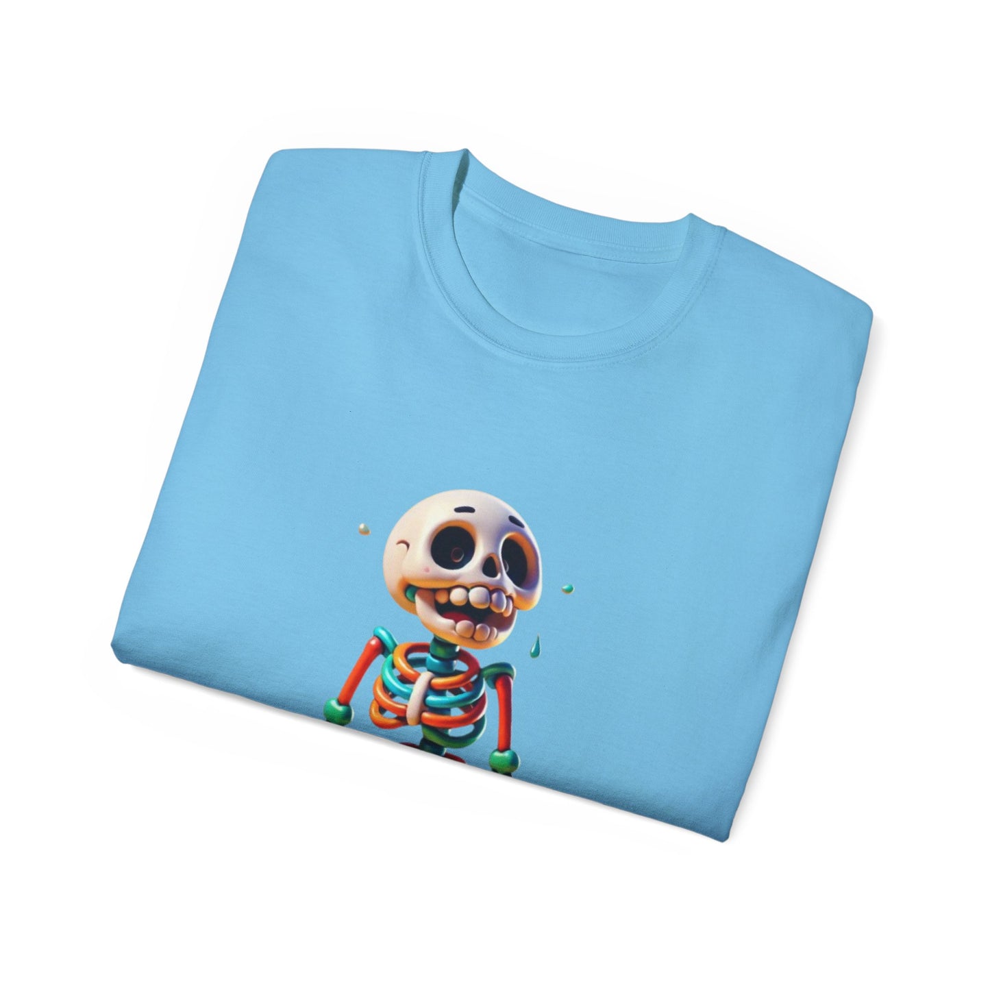 Funny Skeleton Workout Tee | Humor Gift for Gym Lovers, Fitness Apparel, Gym Shirt, Halloween Costume, Skeleton T-Shirt