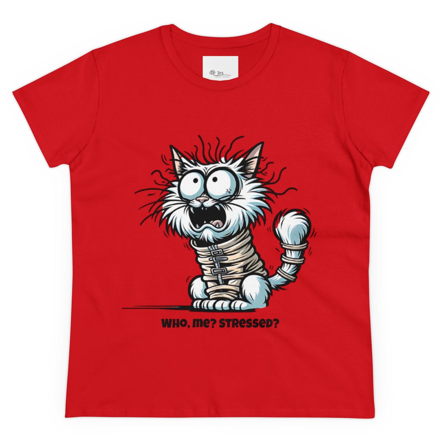 Funny Stress Relief T-Shirt for Women | Anti-Stress Cotton Tee | Relax & Unwind Women's Tee | Humorous Stress Relief Tee