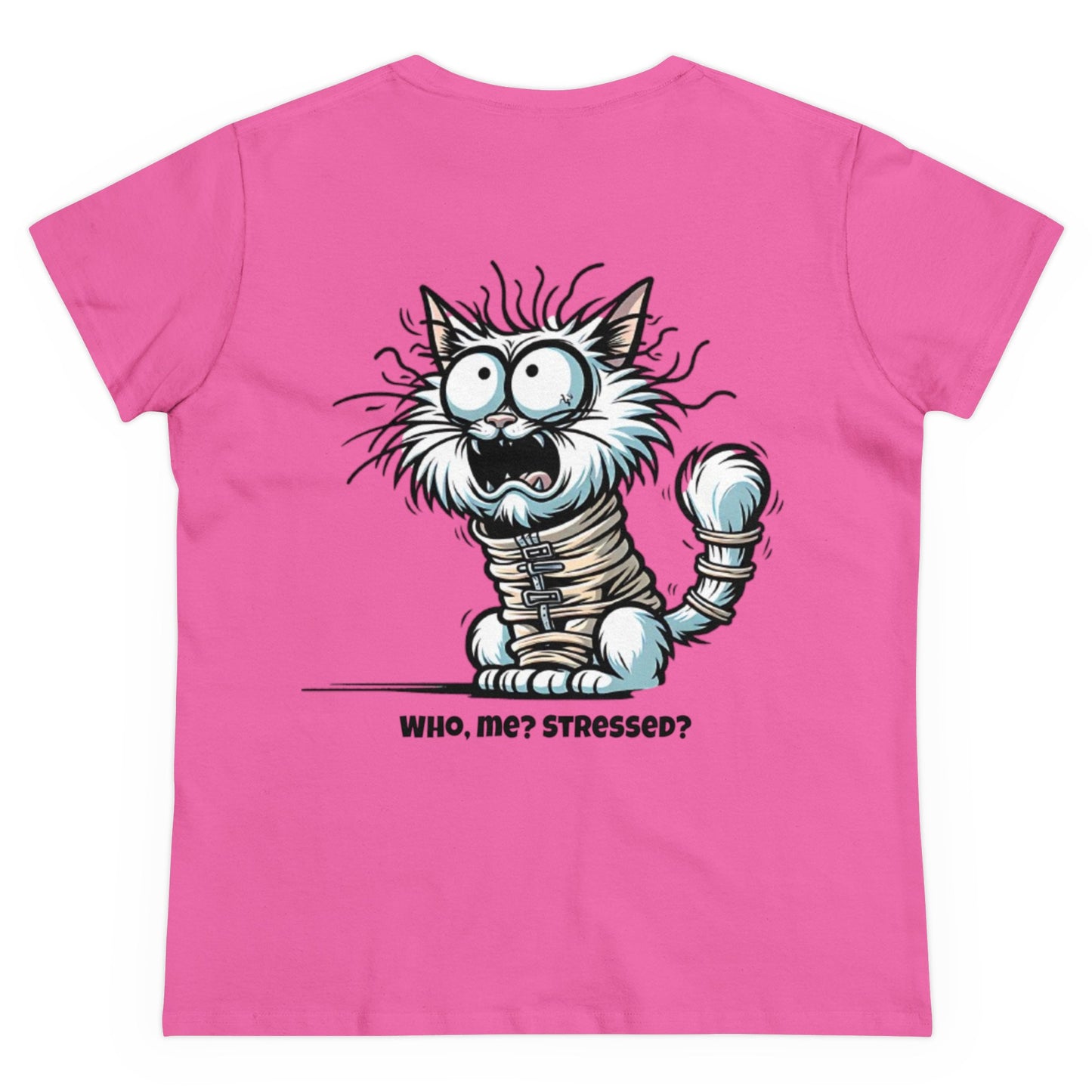 Funny Stress Relief T-Shirt for Women | Anti-Stress Cotton Tee | Relax & Unwind Women's Tee | Humorous Stress Relief Tee