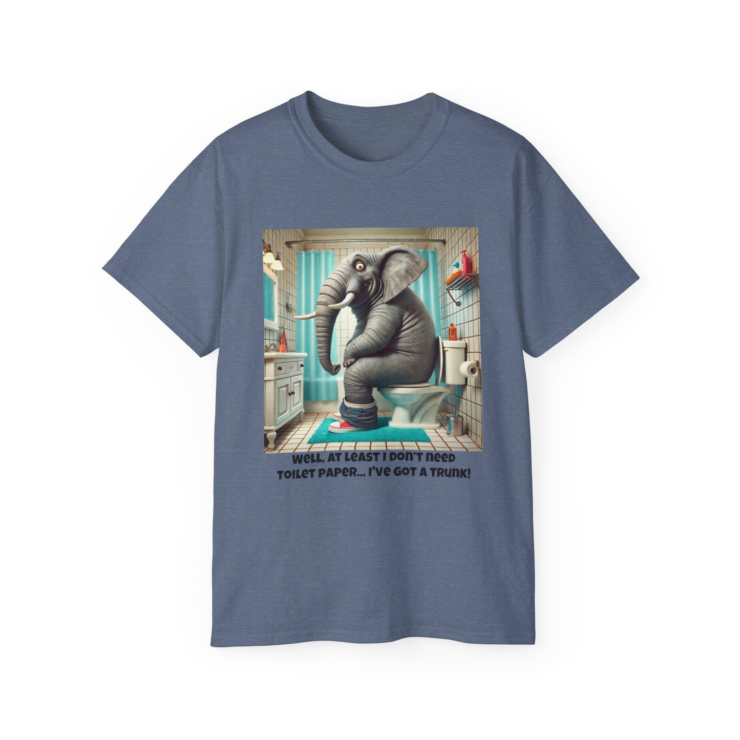 Funny Elephant T-Shirt for Men, Women, and Kids | Cute Animal Tee | Elephant Lover Gift Idea | Hilarious Animal Lover Tee for All Ages