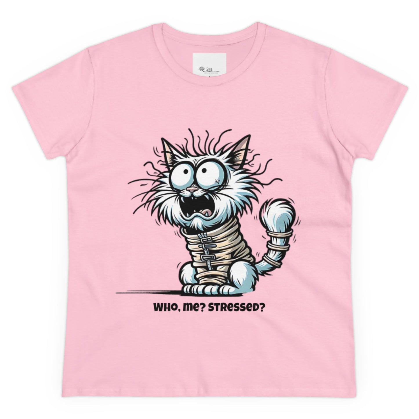 Funny Stress Relief T-Shirt for Women | Anti-Stress Cotton Tee | Relax & Unwind Women's Tee | Humorous Stress Relief Tee