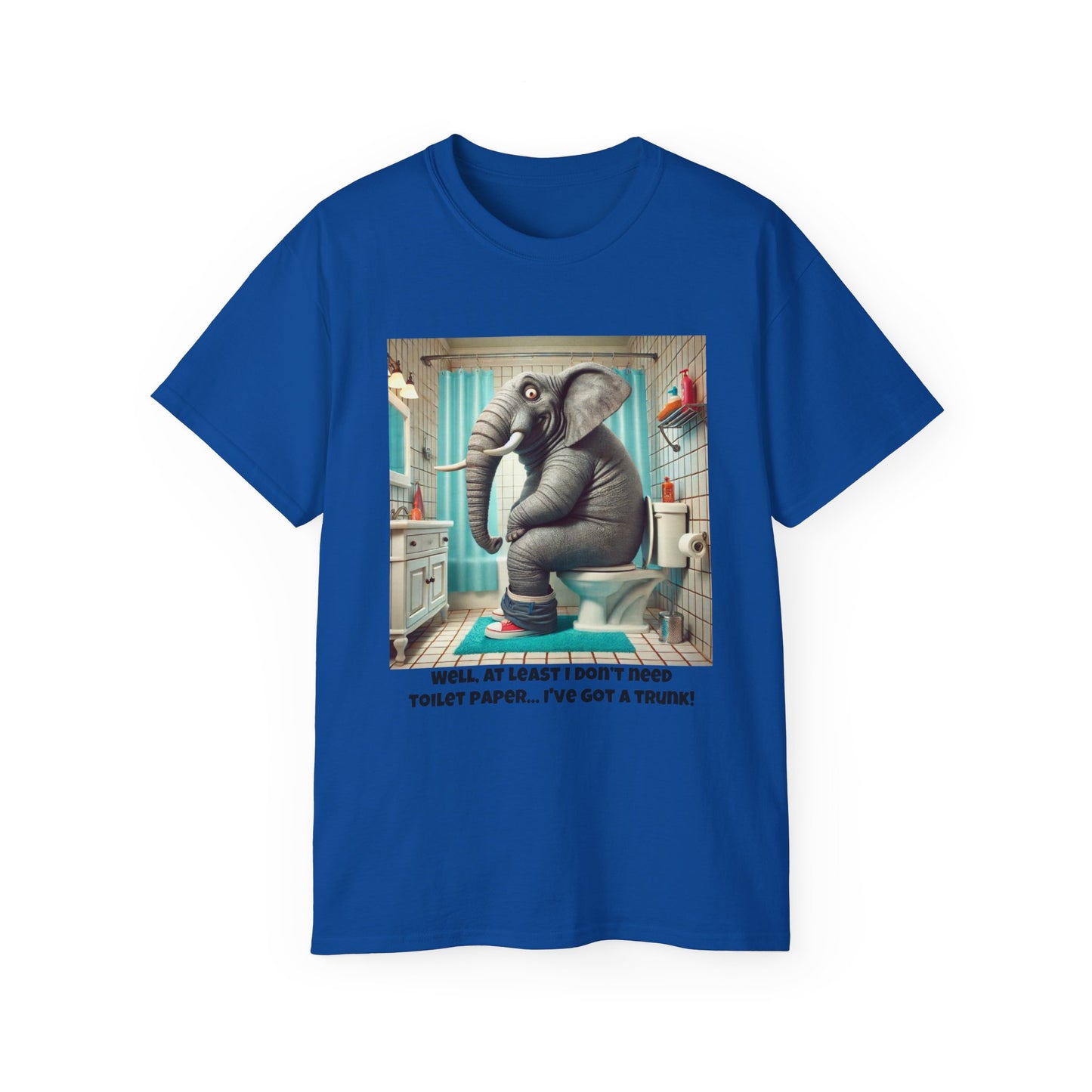 Funny Elephant T-Shirt for Men, Women, and Kids | Cute Animal Tee | Elephant Lover Gift Idea | Hilarious Animal Lover Tee for All Ages