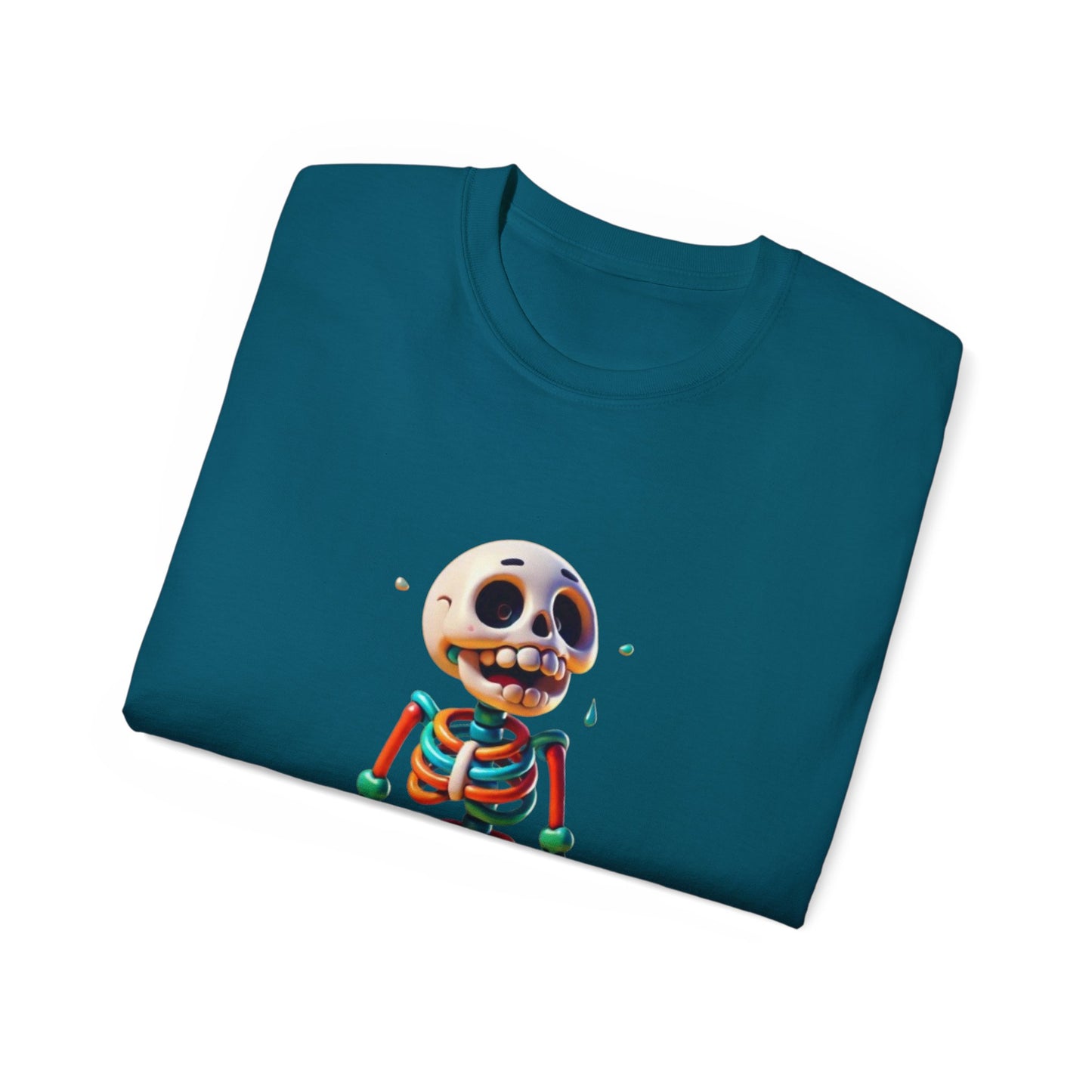 Funny Skeleton Workout Tee | Humor Gift for Gym Lovers, Fitness Apparel, Gym Shirt, Halloween Costume, Skeleton T-Shirt