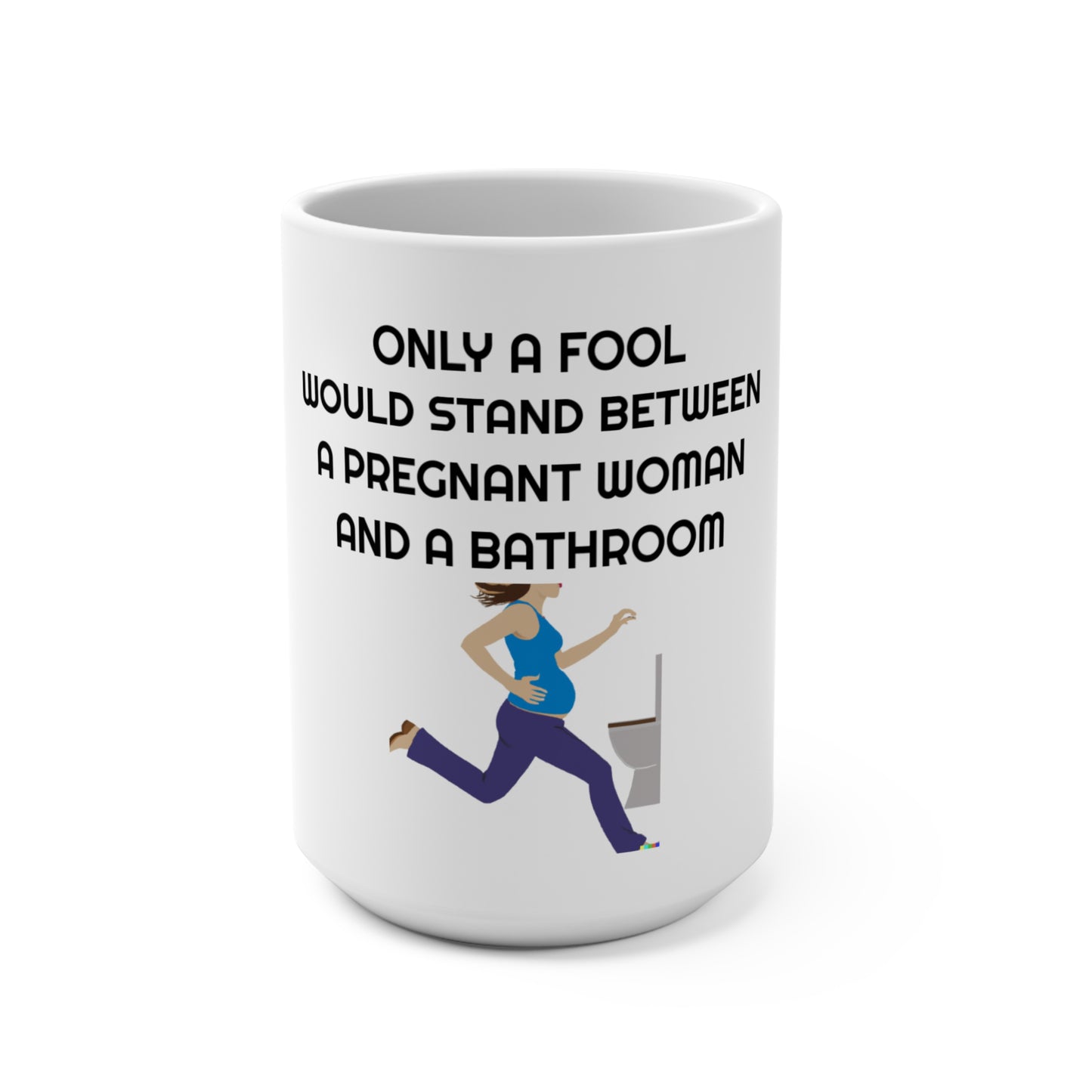 Funny Pregnancy Mug for Pregnant Women | Ceramic Coffee Cup Gift for New Mom and Dad | Expecting Parents Mug