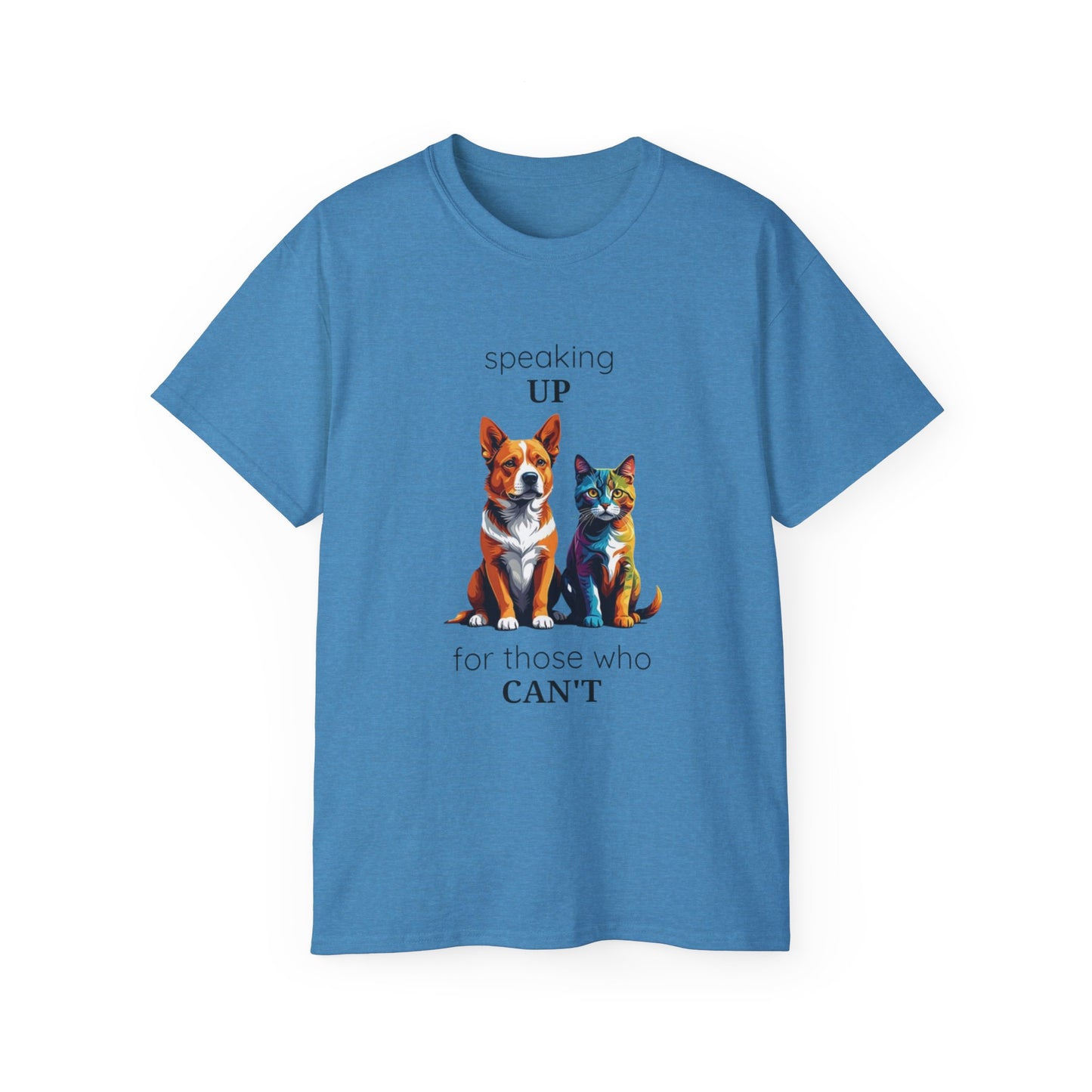 Animal Rescue Tee | Speak Up for Animal Rights | Save & Protect Animals Tee |