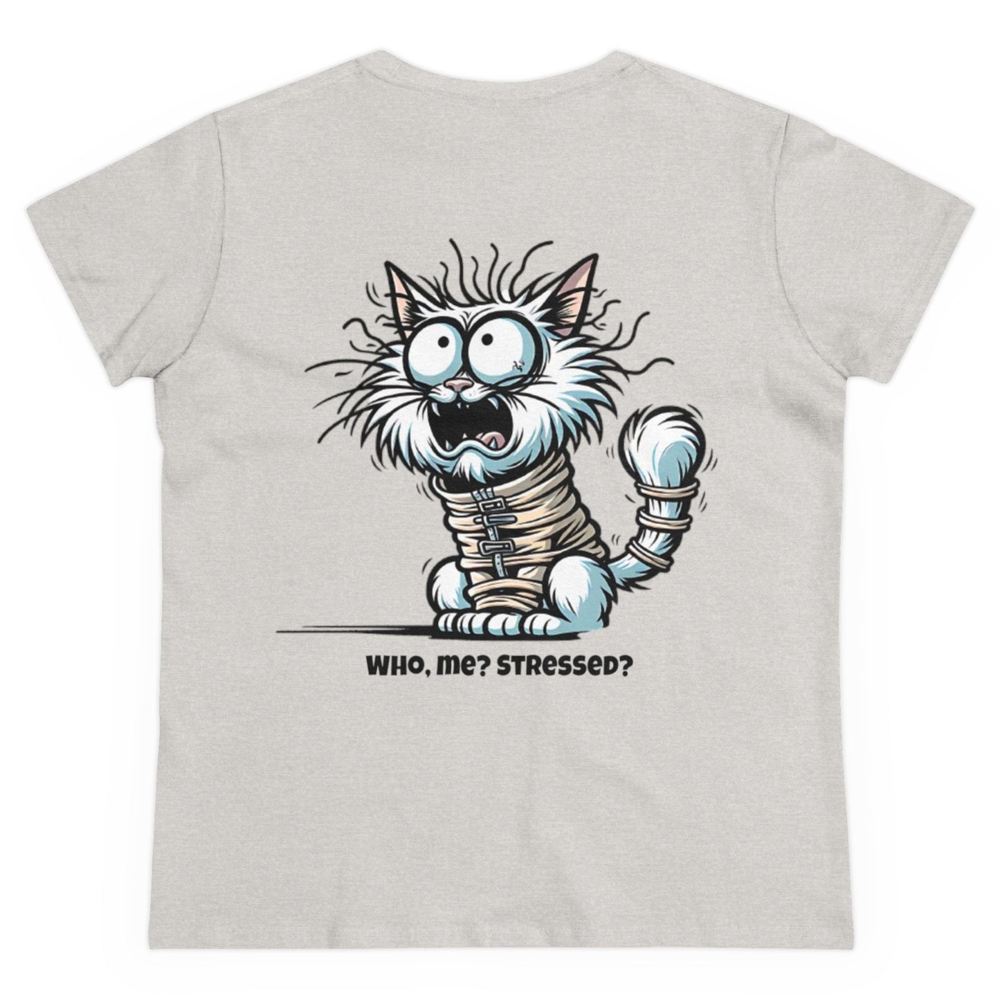 Funny Stress Relief T-Shirt for Women | Anti-Stress Cotton Tee | Relax & Unwind Women's Tee | Humorous Stress Relief Tee