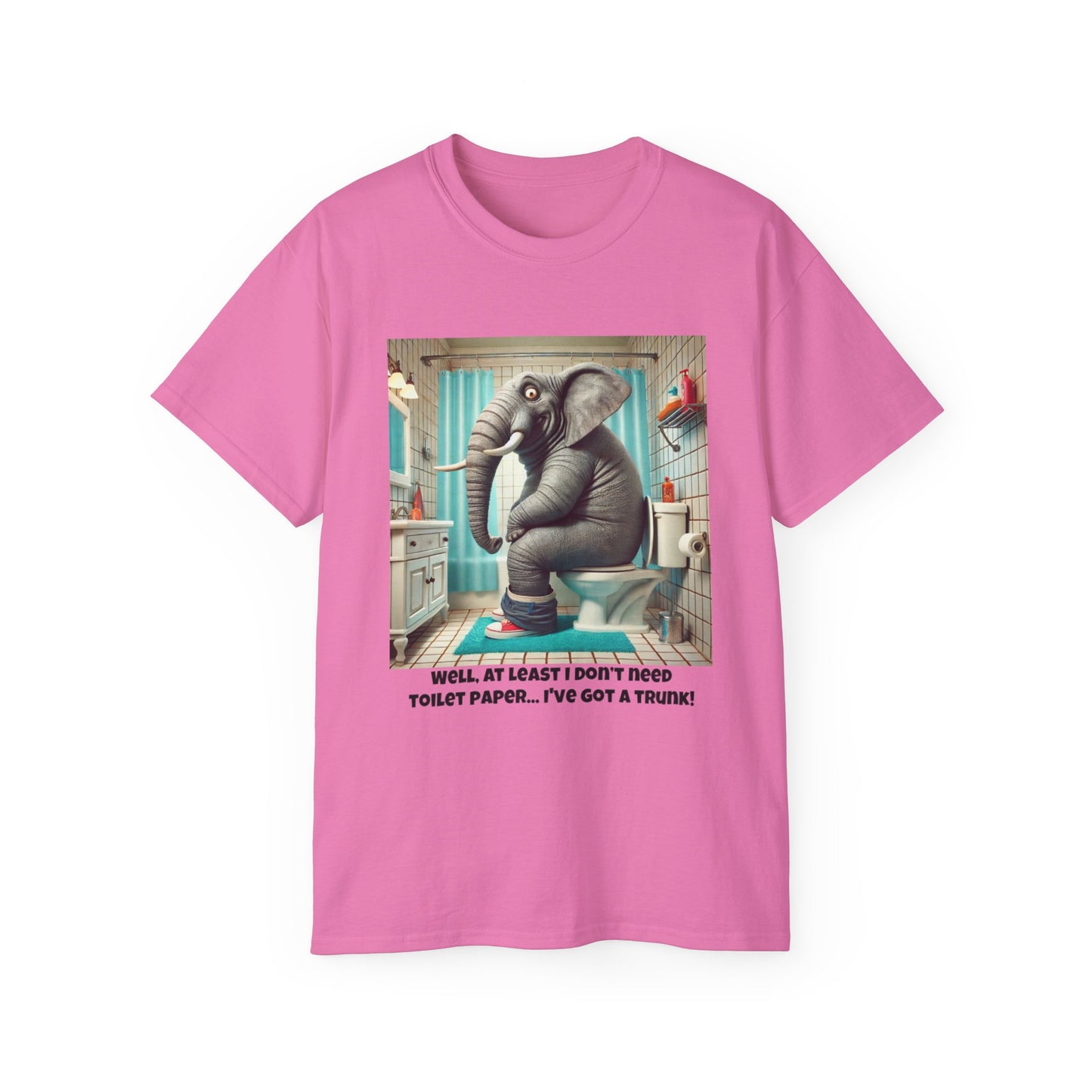 Funny Elephant T-Shirt for Men, Women, and Kids | Cute Animal Tee | Elephant Lover Gift Idea | Hilarious Animal Lover Tee for All Ages