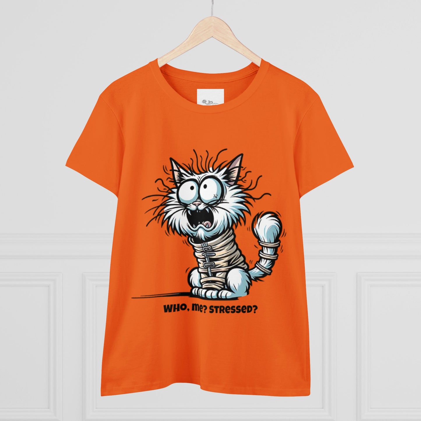 Funny Stress Relief T-Shirt for Women | Anti-Stress Cotton Tee | Relax & Unwind Women's Tee | Humorous Stress Relief Tee