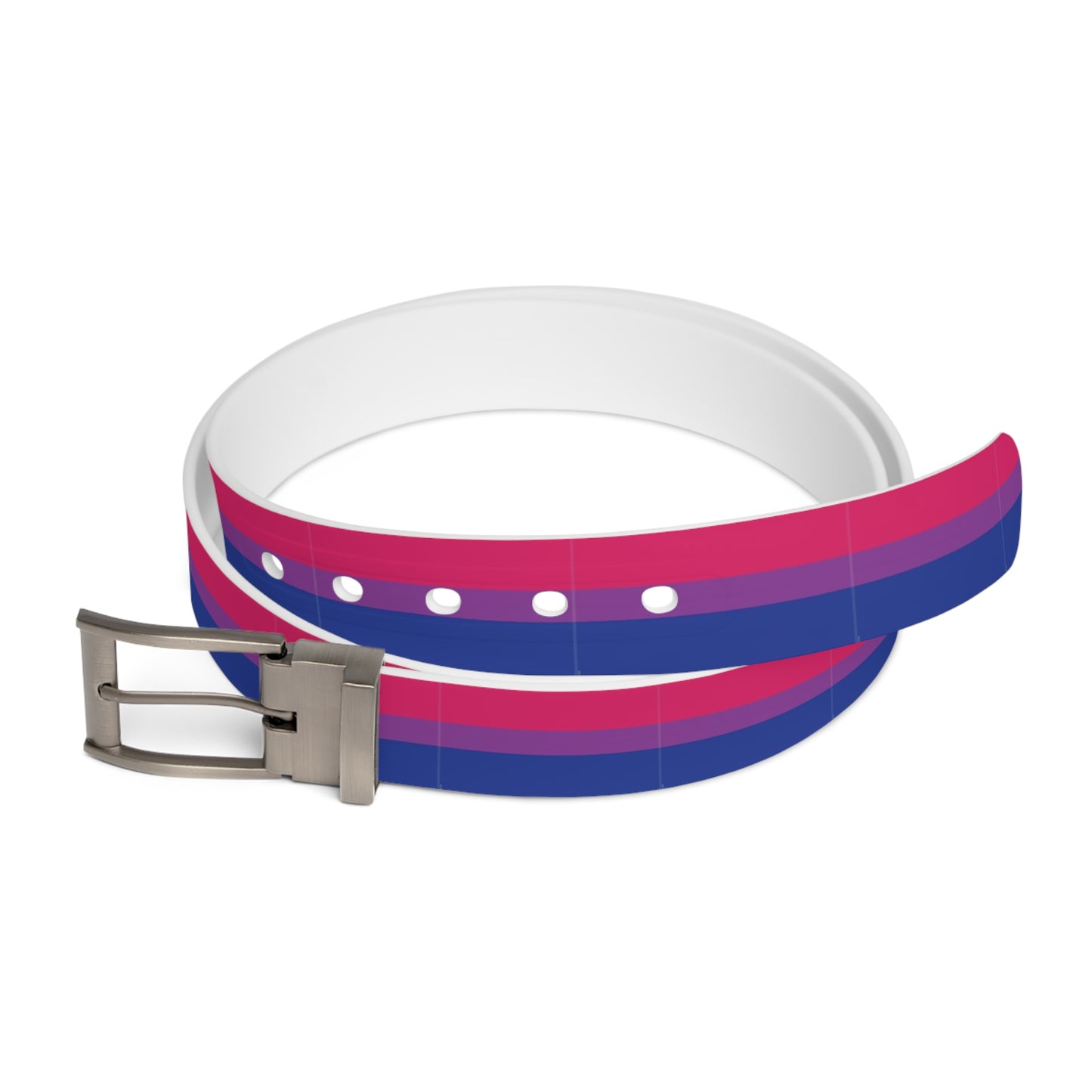 Custom Bisexual Pride Belt | LGBTQ+ Fashion Accessory | Queer Belt for Him or Her | Gender-Neutral Pride Clothing