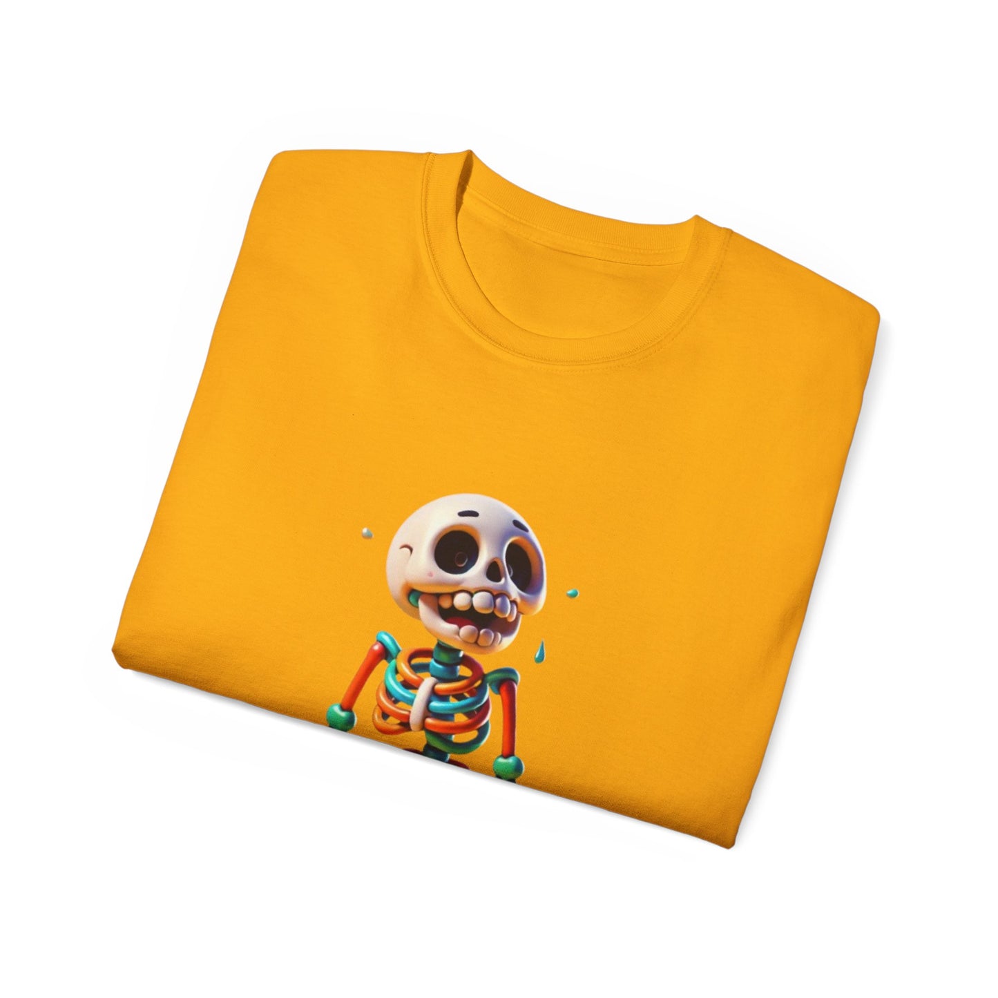 Funny Skeleton Workout Tee | Humor Gift for Gym Lovers, Fitness Apparel, Gym Shirt, Halloween Costume, Skeleton T-Shirt