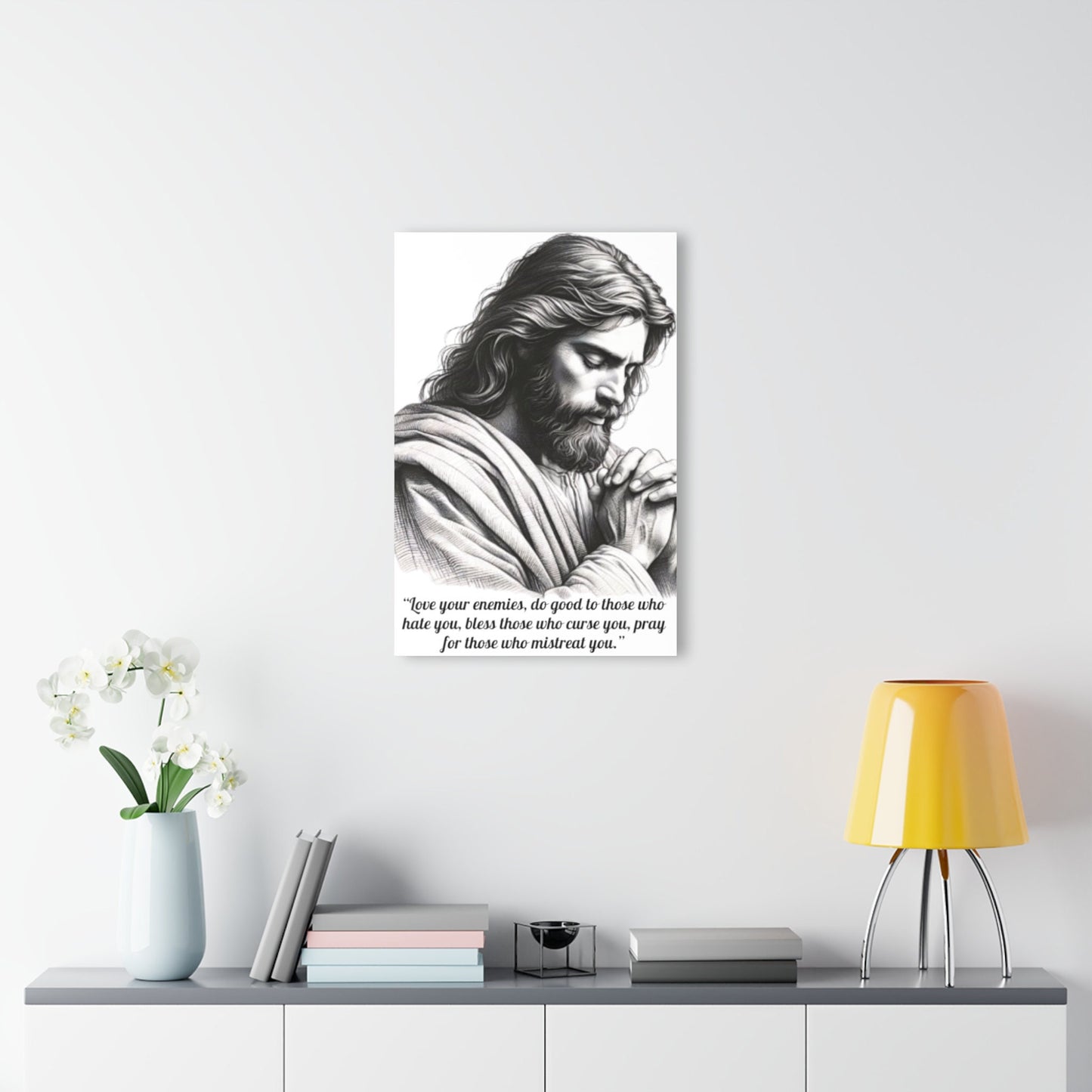 Acrylic Print of Jesus Christ | Inspirational Religious Art | Perfect Gift for Christians