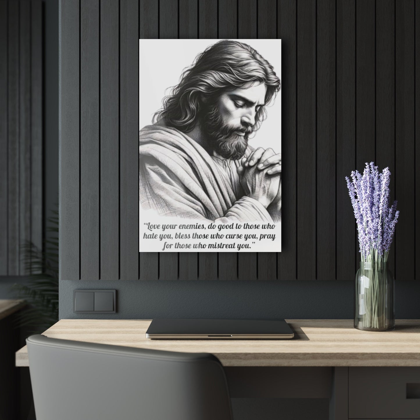 Acrylic Print of Jesus Christ | Inspirational Religious Art | Perfect Gift for Christians