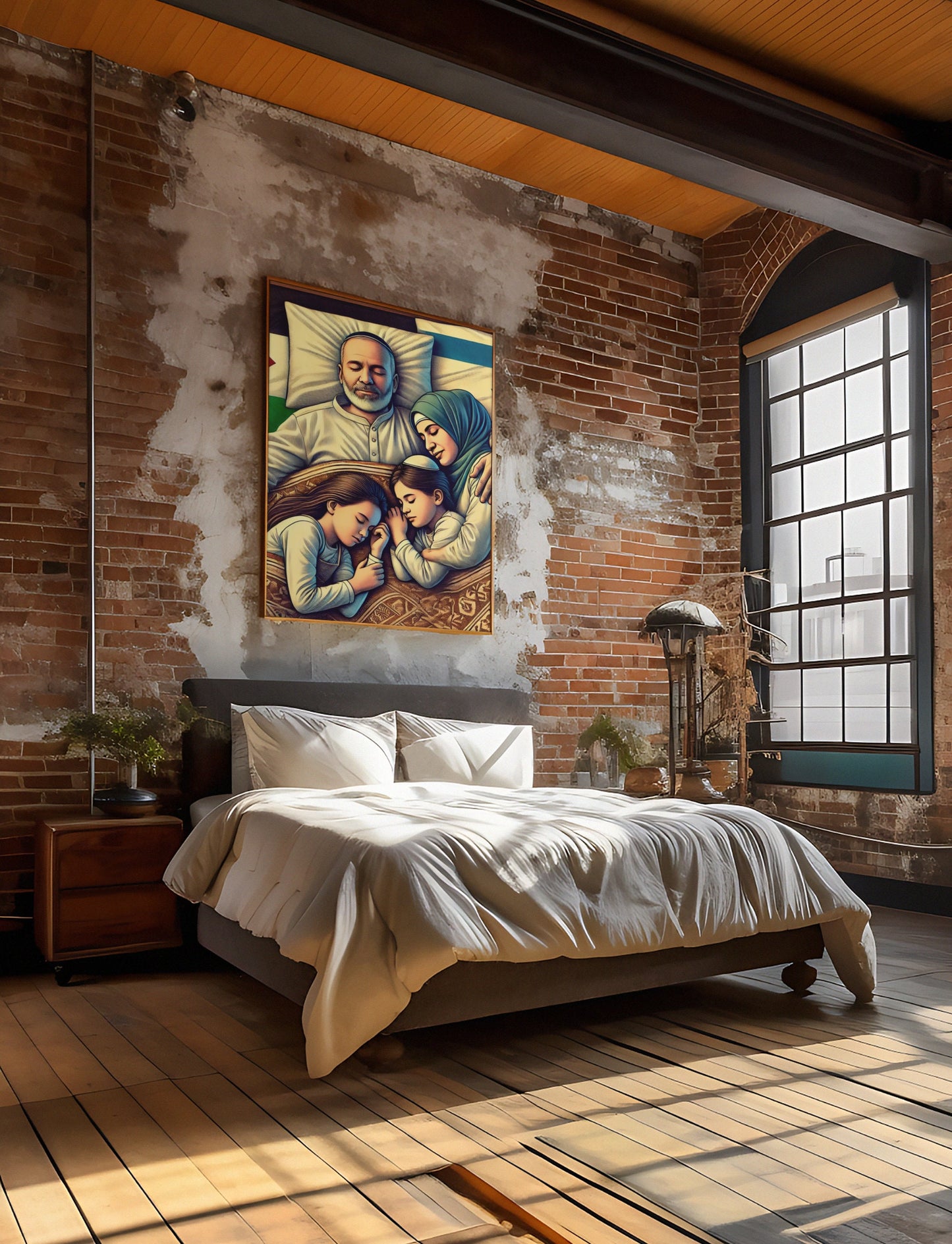 Acrylic Pregnancy Portrait | Custom Family Portrait | Baby & Maternity Art | Acrylic Wall Print Gift for New Moms