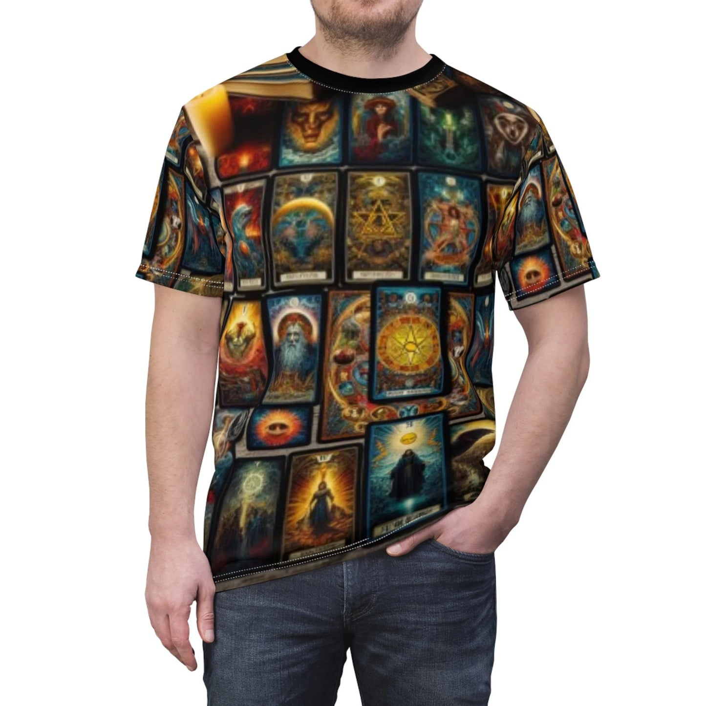 Tarot Card T-shirt | Custom Unisex Slim Fit T-Shirts | Unique Gift Ideas for Men and Women
