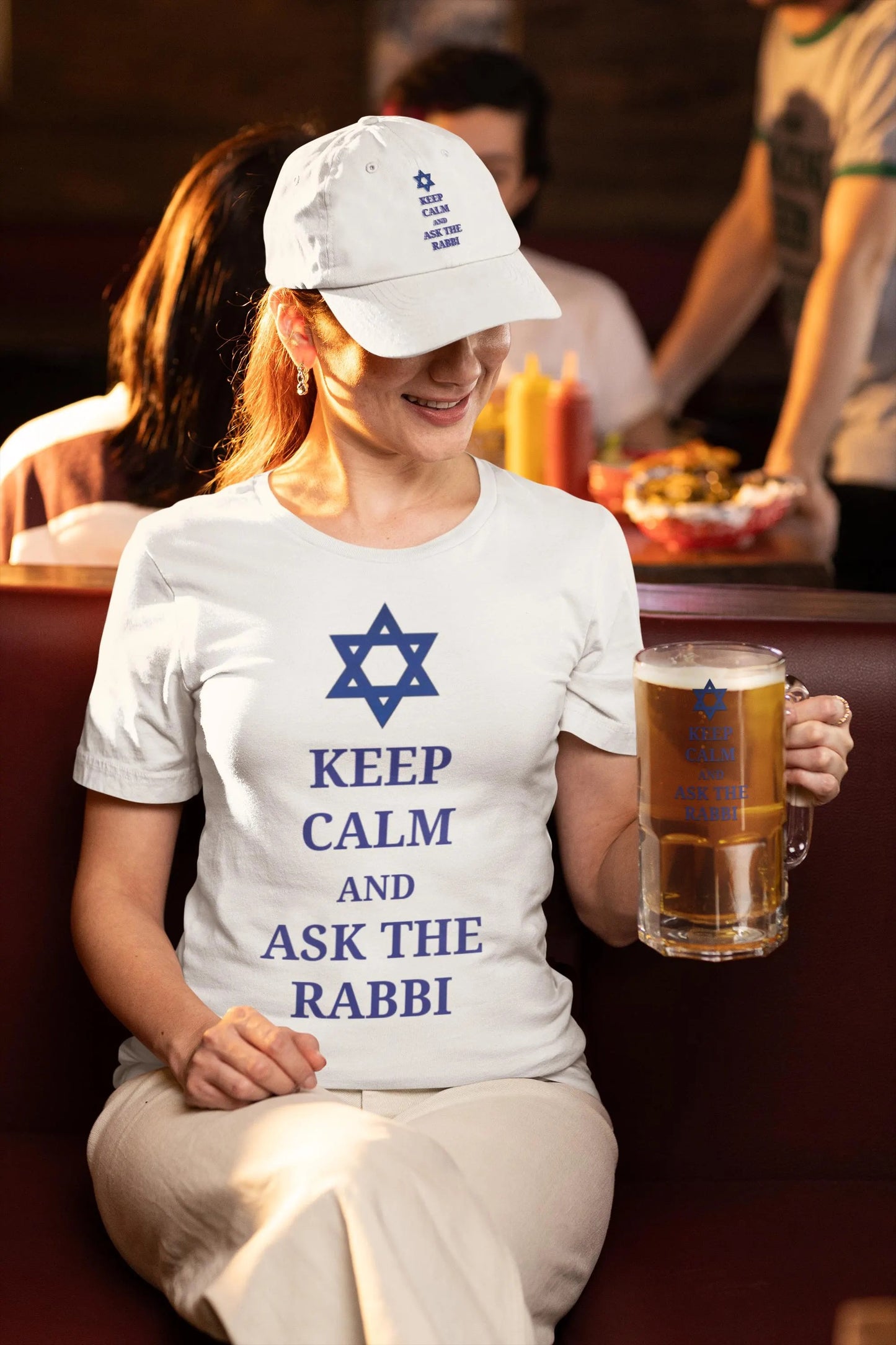 Jewish Rabbi Cap | Funny Jewish Hat | Funny Gift Idea for Rabbis & Friends