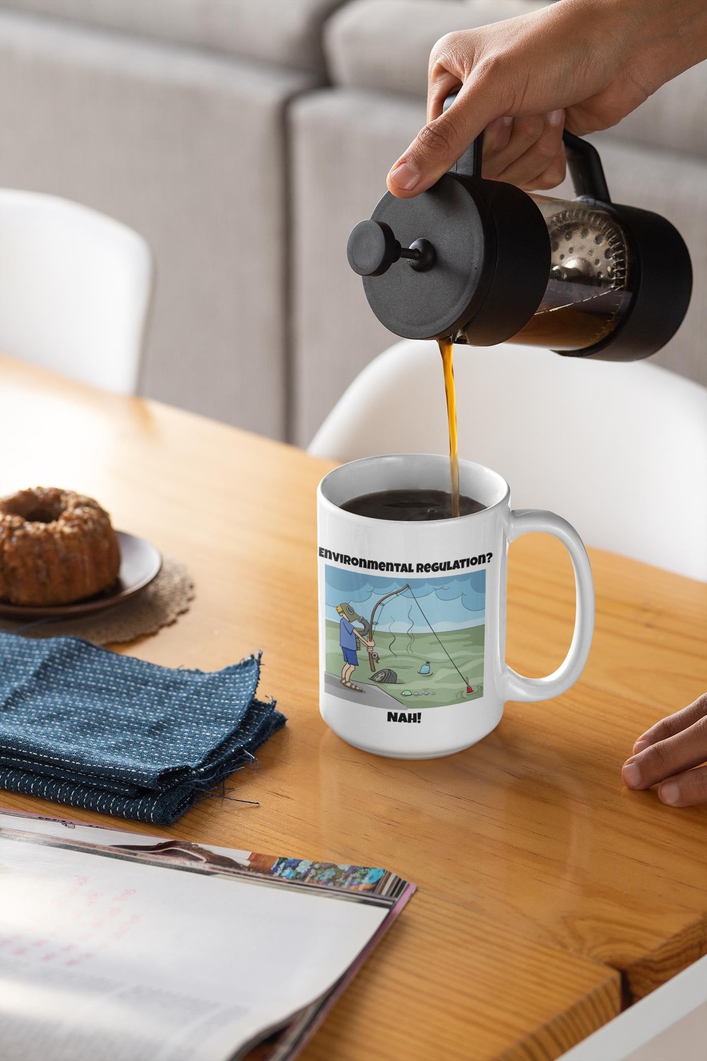 Environmental Mug | Custom Ceramic Mug for Environmentalists | Eco-Friendly Personalized Gift for Him & Her