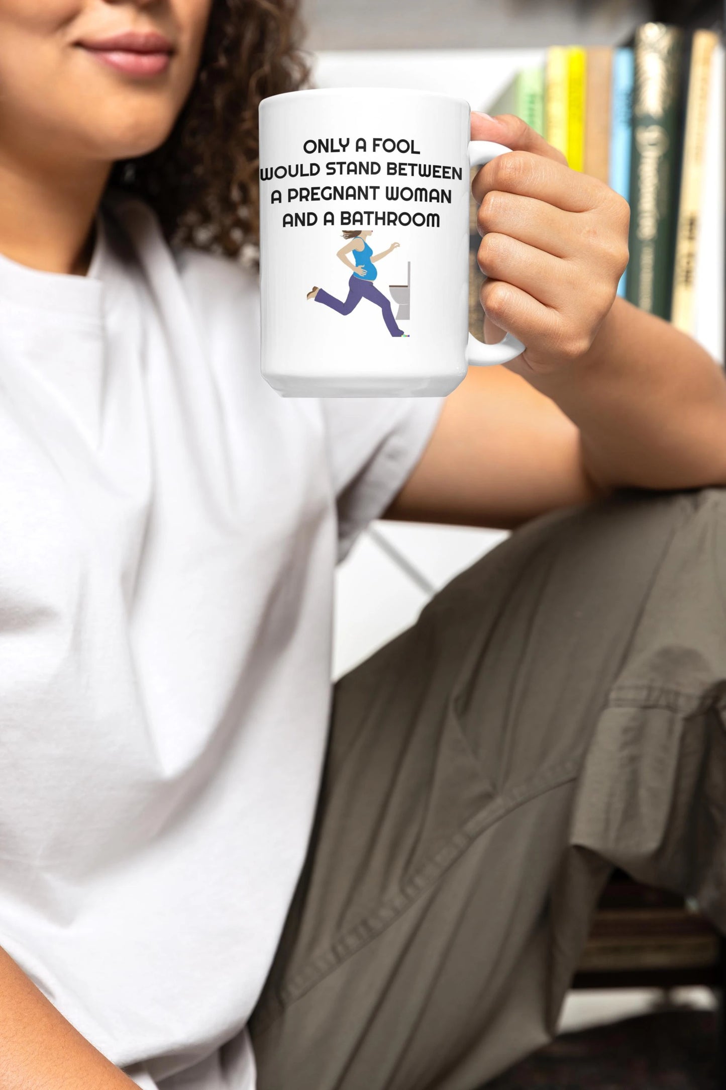 Funny Pregnancy Mug for Pregnant Women | Ceramic Coffee Cup Gift for New Mom and Dad | Expecting Parents Mug