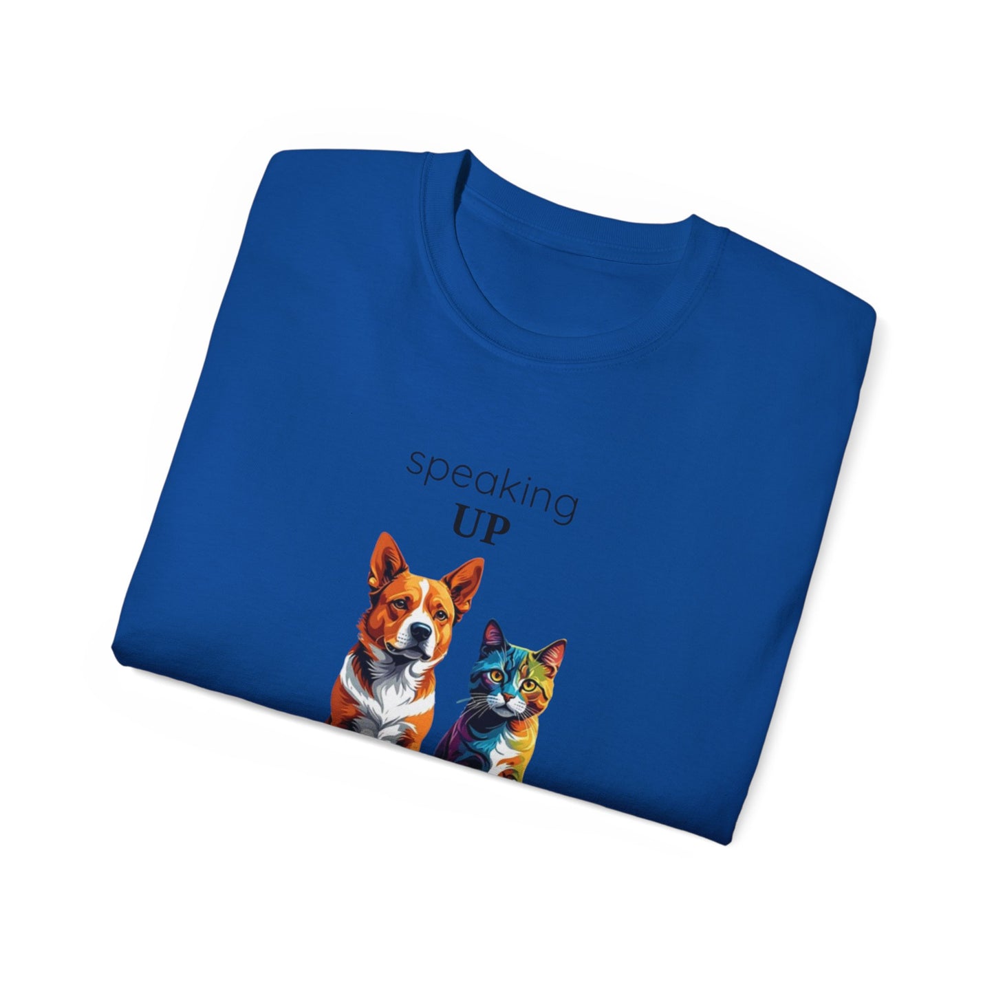 Animal Rescue Tee | Speak Up for Animal Rights | Save & Protect Animals Tee |