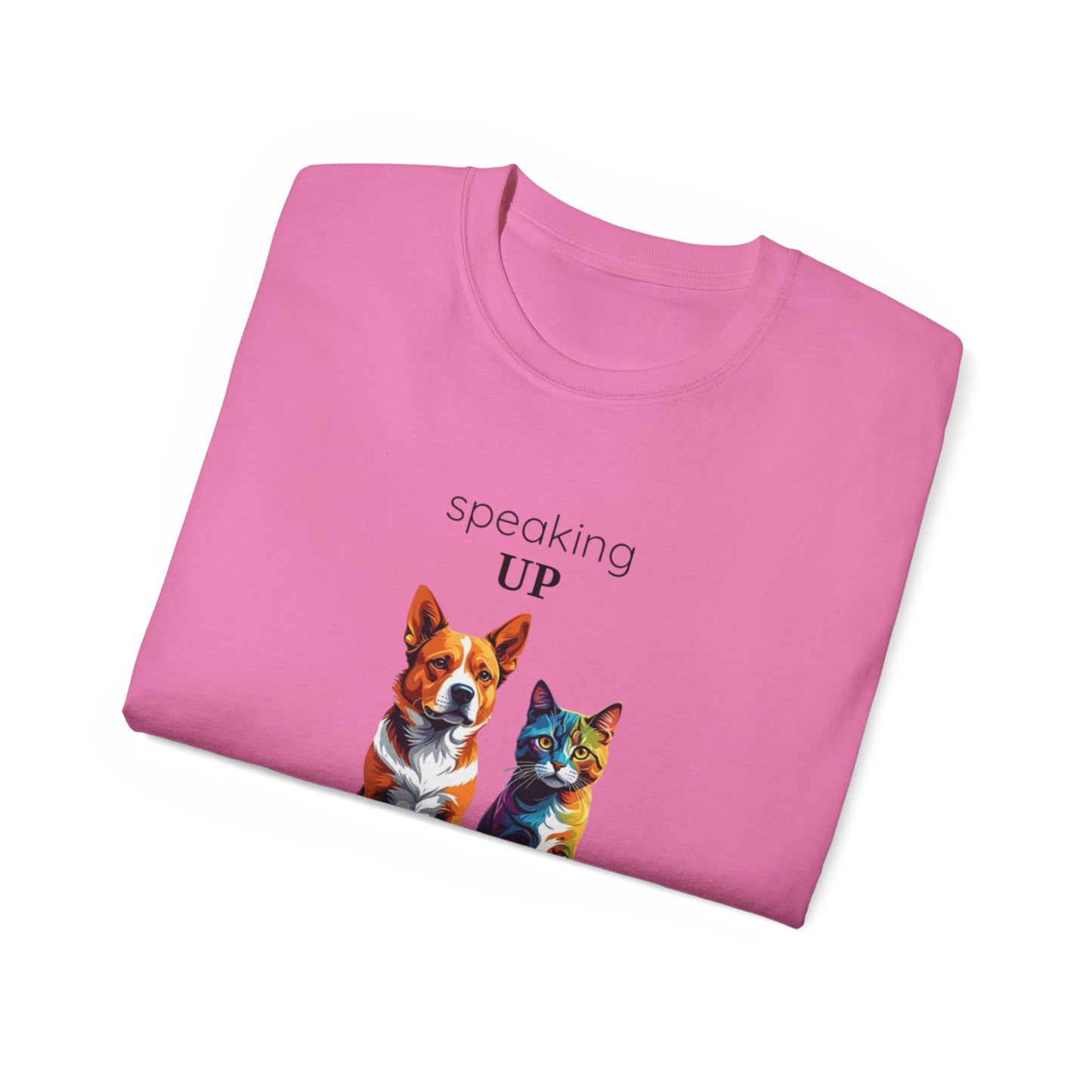 Animal Rescue Tee | Speak Up for Animal Rights | Save & Protect Animals Tee |