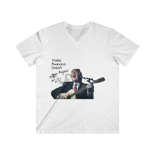 Trump V-Neck T-Shirt | MAGA Tee | Make America Great Again Shirt | Pro-Trump | Conservative Political Gift
