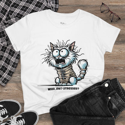 Funny Stress Relief T-Shirt for Women | Anti-Stress Cotton Tee | Relax & Unwind Women's Tee | Humorous Stress Relief Tee